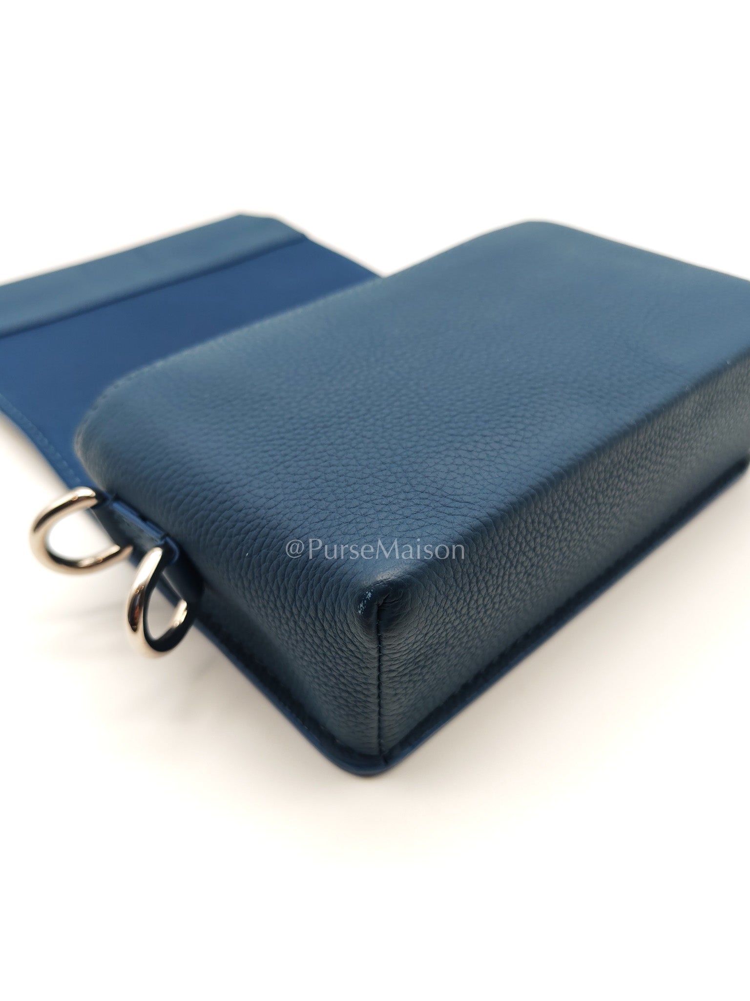 Louis Vuitton Fastline Wearable Wallet in Atlantic Blue Cowhide Leather and Silver Hardware Microchip | Purse Maison Luxury Bags Shop