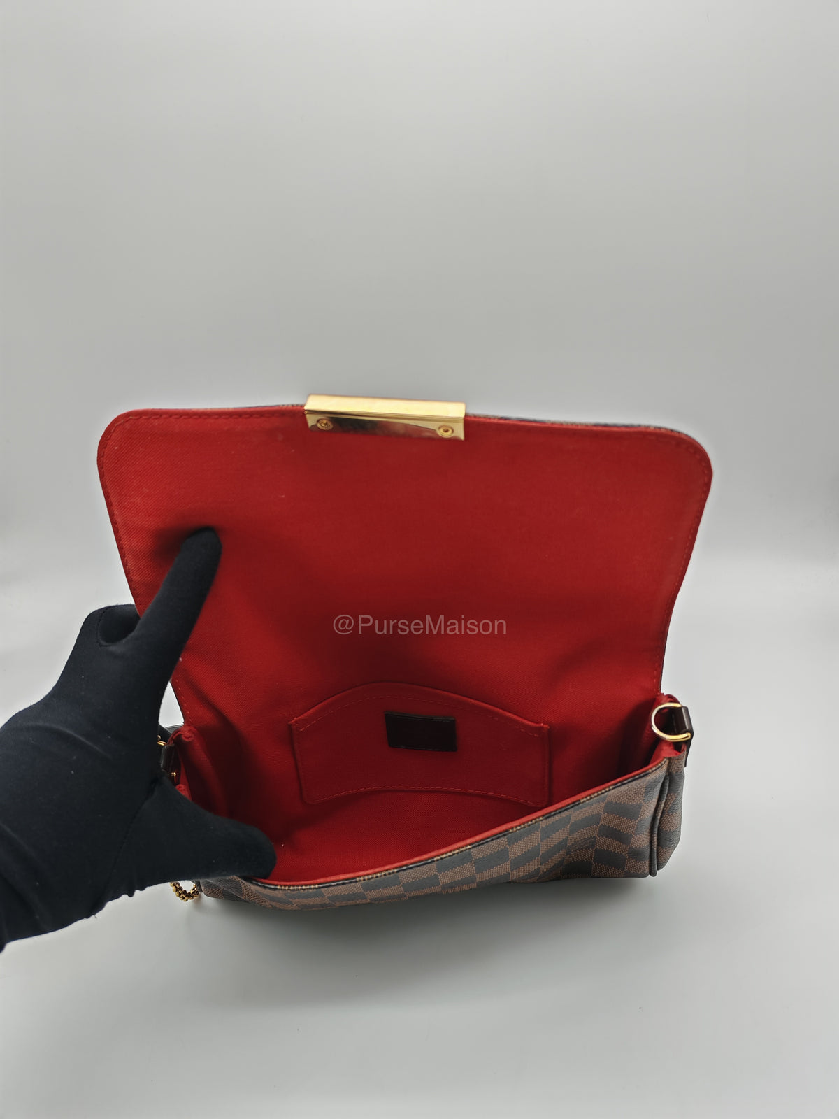 Louis Vuitton Favorite MM in Damier Ebene Canvas (Datecode: DU3174) | Purse Maison Luxury Bags Shop