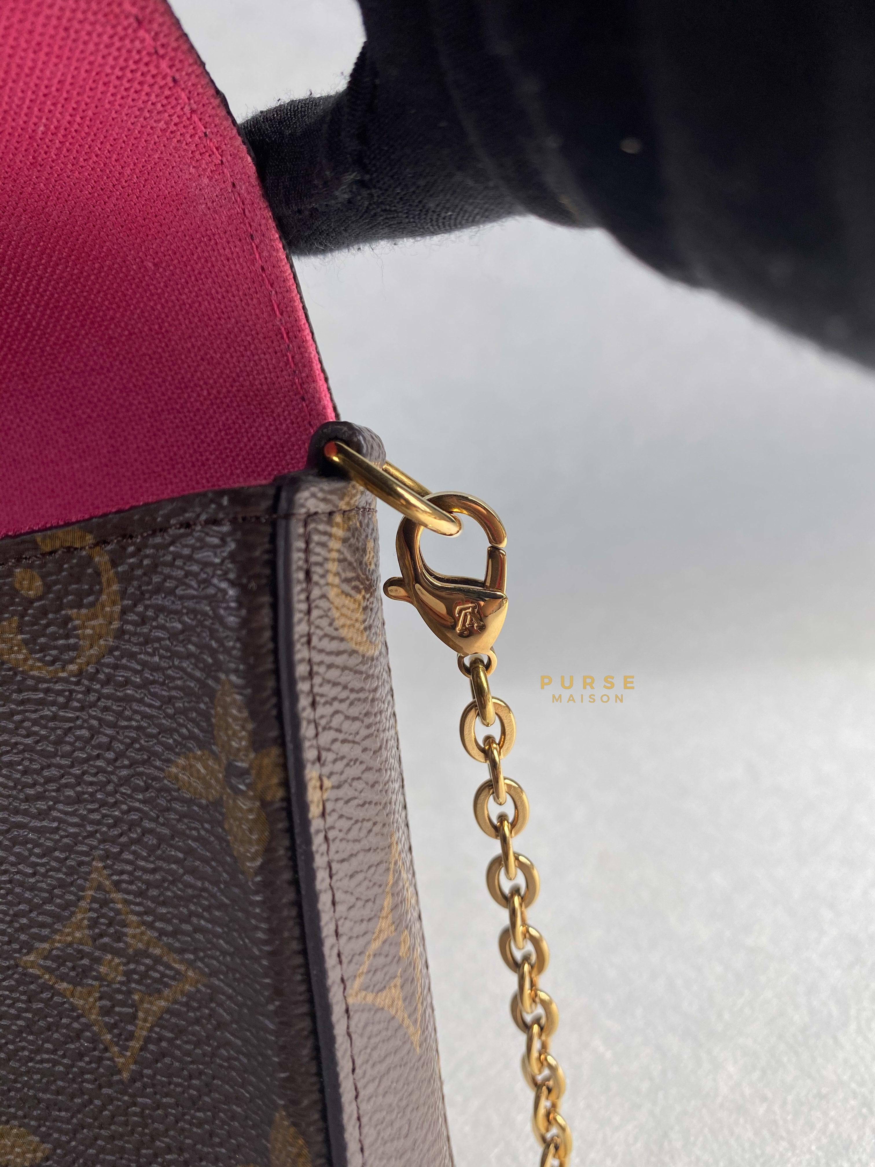 Louis Vuitton Felicie Pochette Christmas Limited Edition Monogram (Microchip) | Purse Maison Luxury Bags Shop