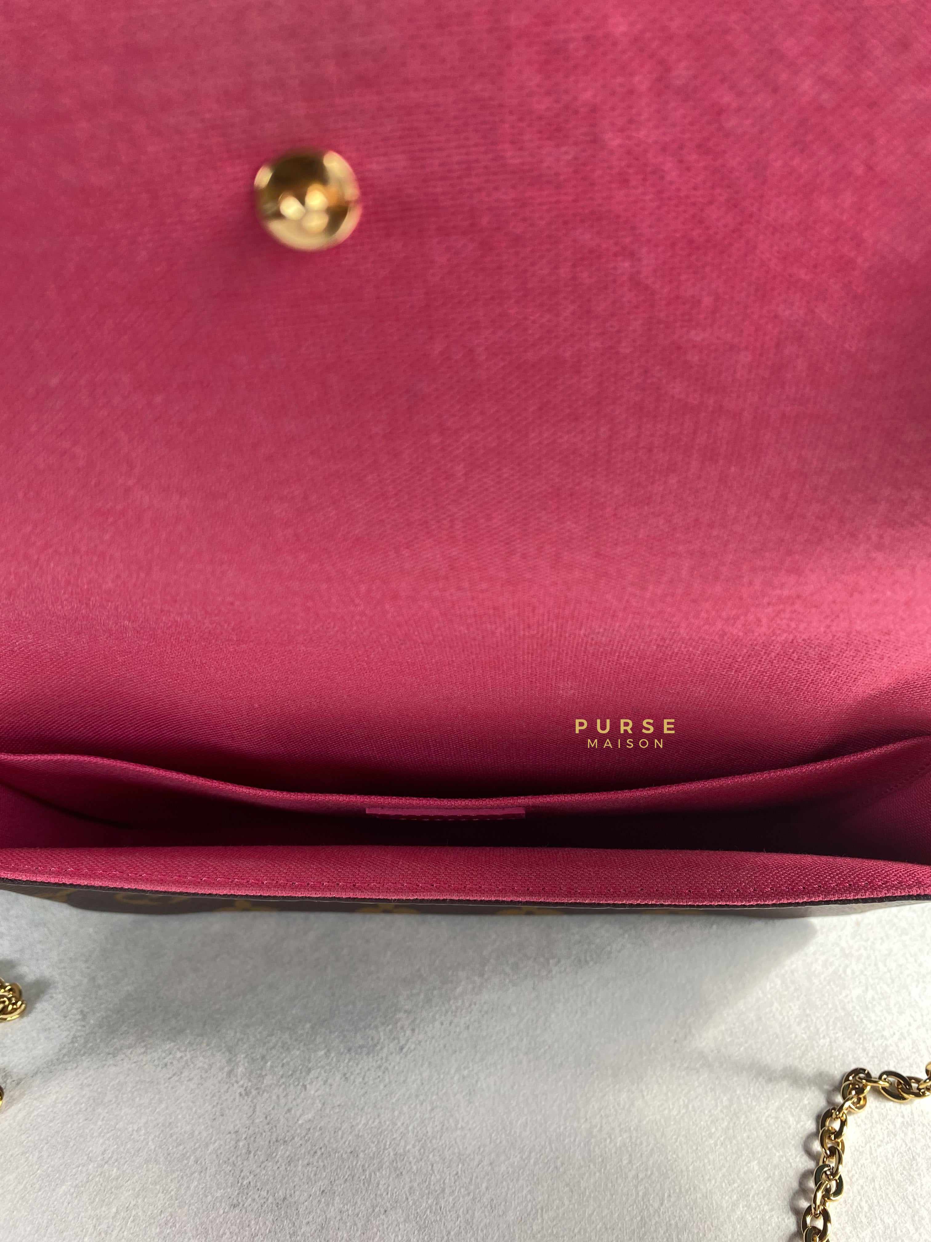 Louis Vuitton Felicie Pochette Christmas Limited Edition Monogram (Microchip) | Purse Maison Luxury Bags Shop