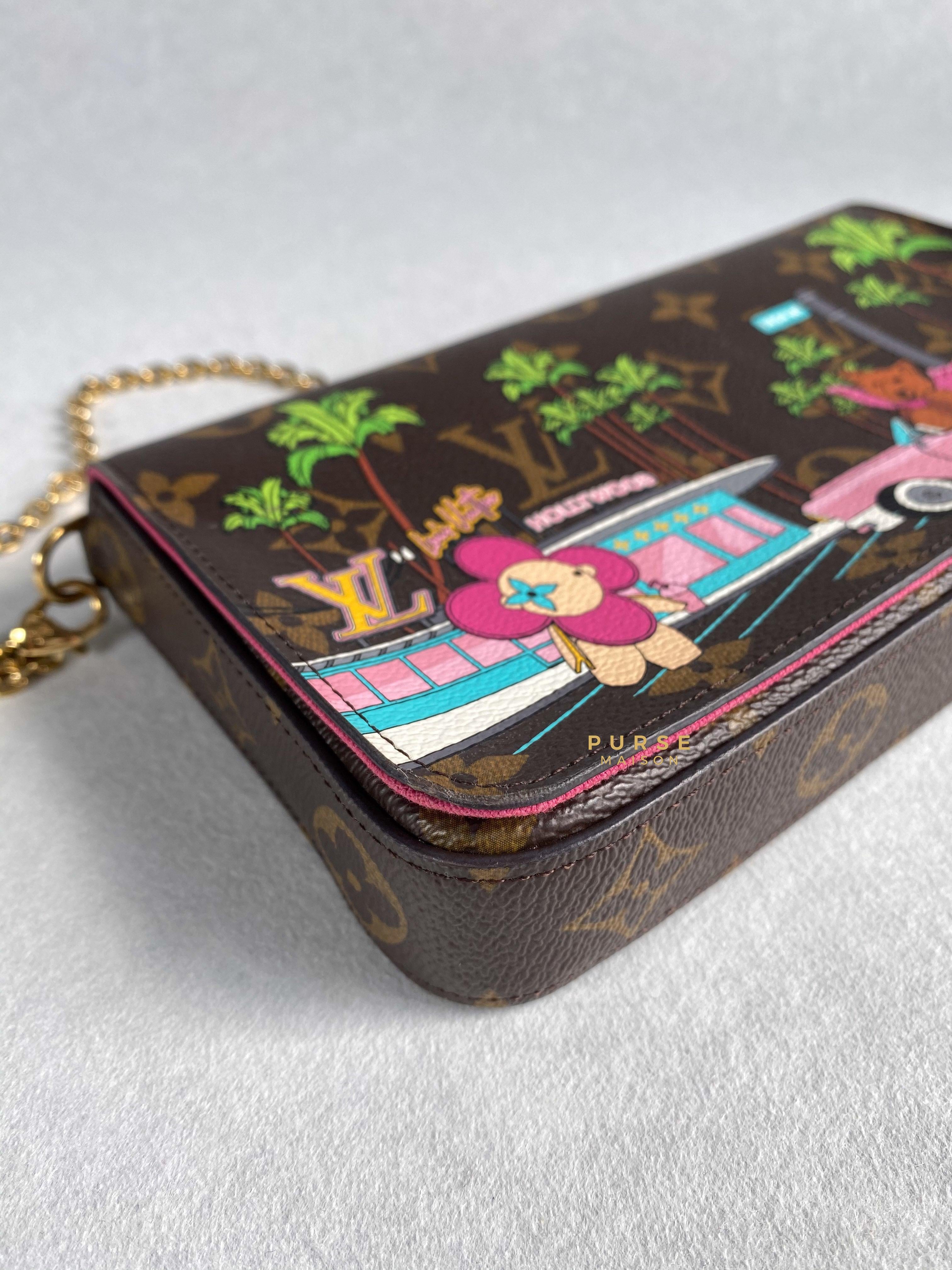 Louis Vuitton Felicie Pochette Christmas Limited Edition Monogram (Microchip) | Purse Maison Luxury Bags Shop