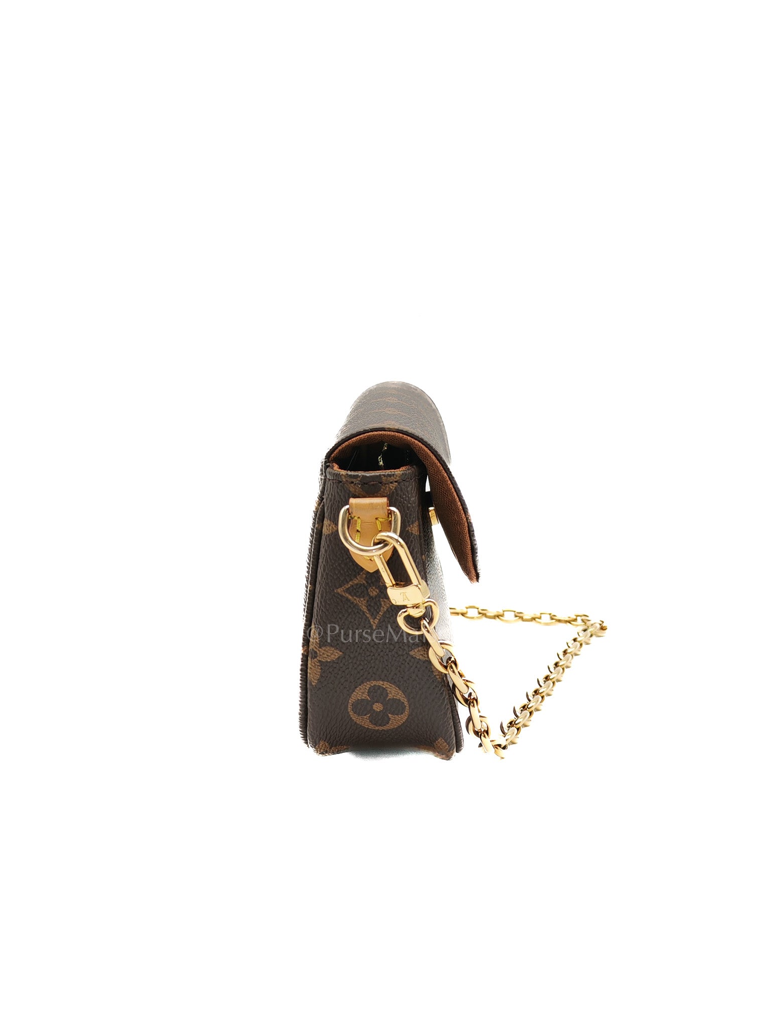 Ivy Wallet On Chain in Monogram Canvas Shoulder Bag (Microchip) | Purse Maison Luxury Bags Shop