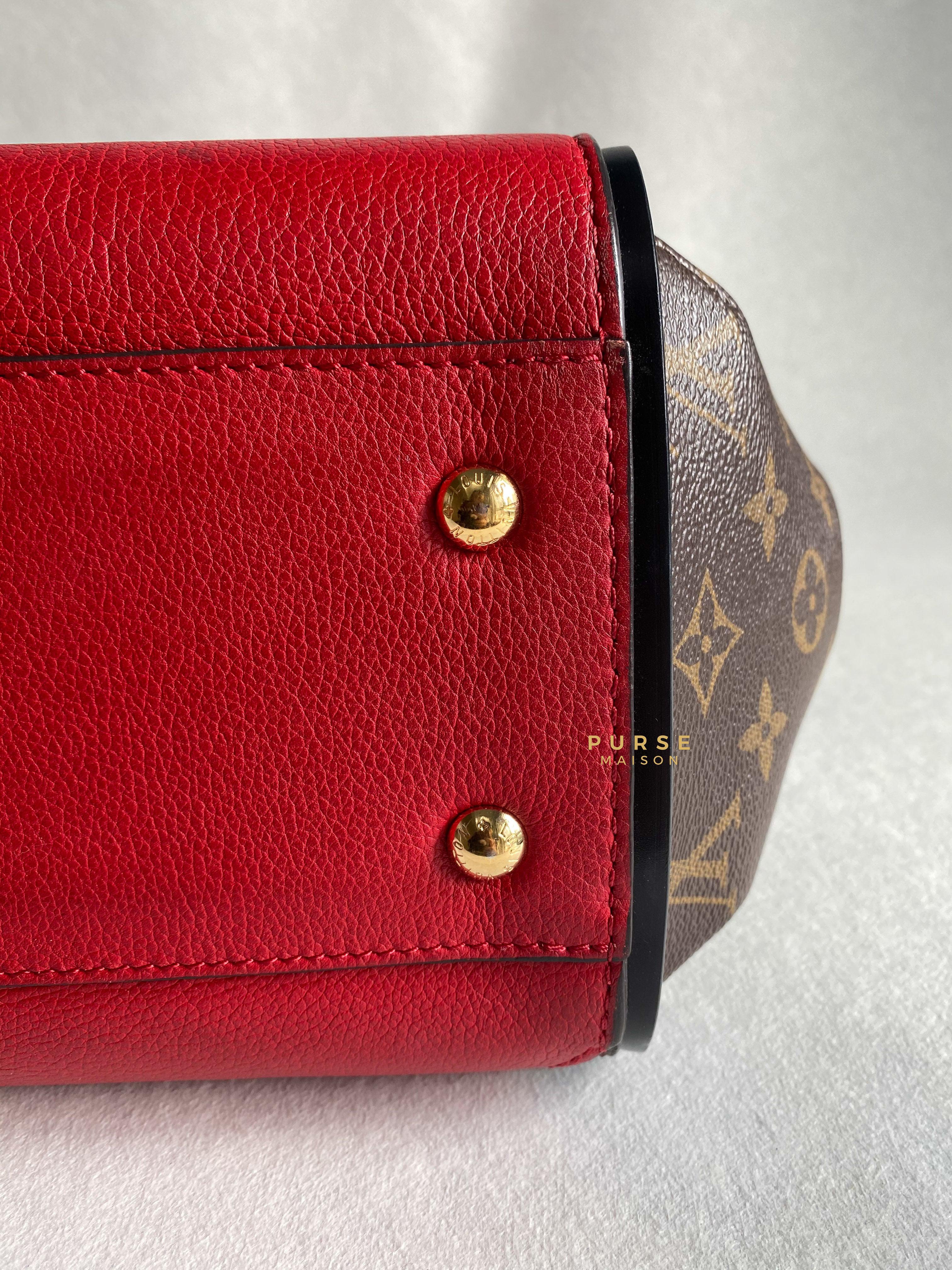 Louis Vuitton Kimono Monogram and Red Leather (DU4165) | Purse Maison Luxury Bags Shop