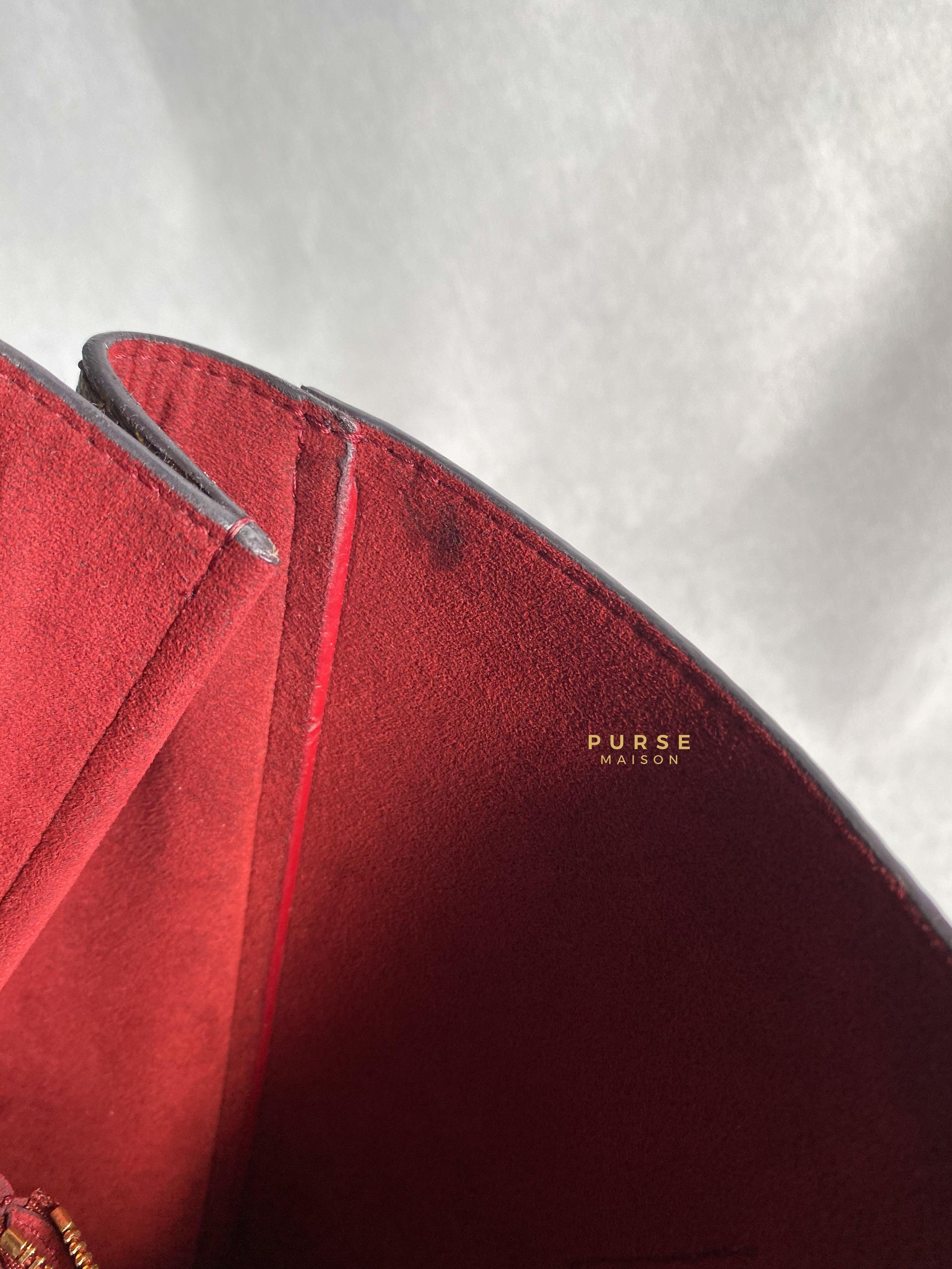 Louis Vuitton Kimono Monogram and Red Leather (DU4165) | Purse Maison Luxury Bags Shop