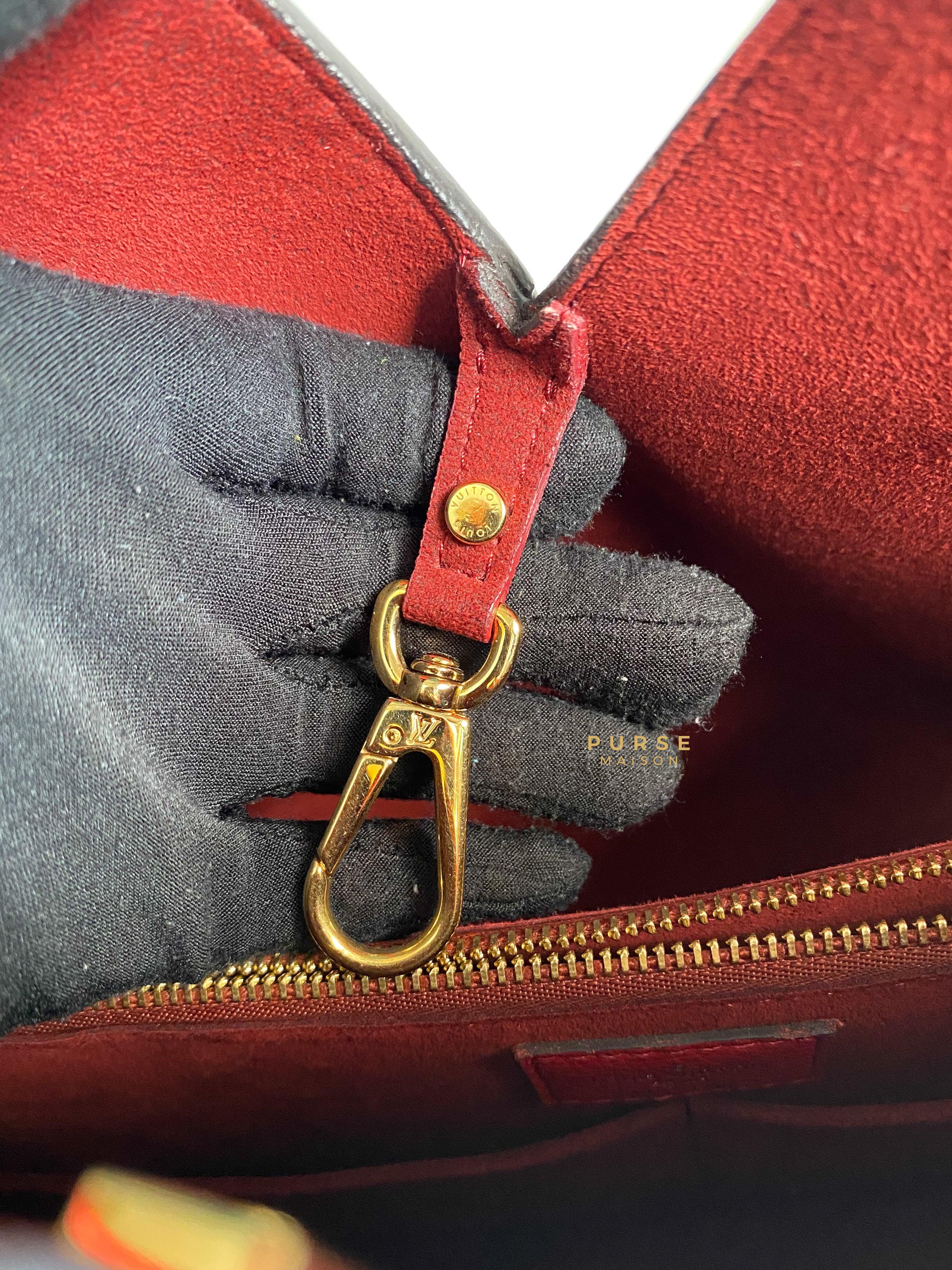 Louis Vuitton Kimono Monogram and Red Leather (DU4165) | Purse Maison Luxury Bags Shop