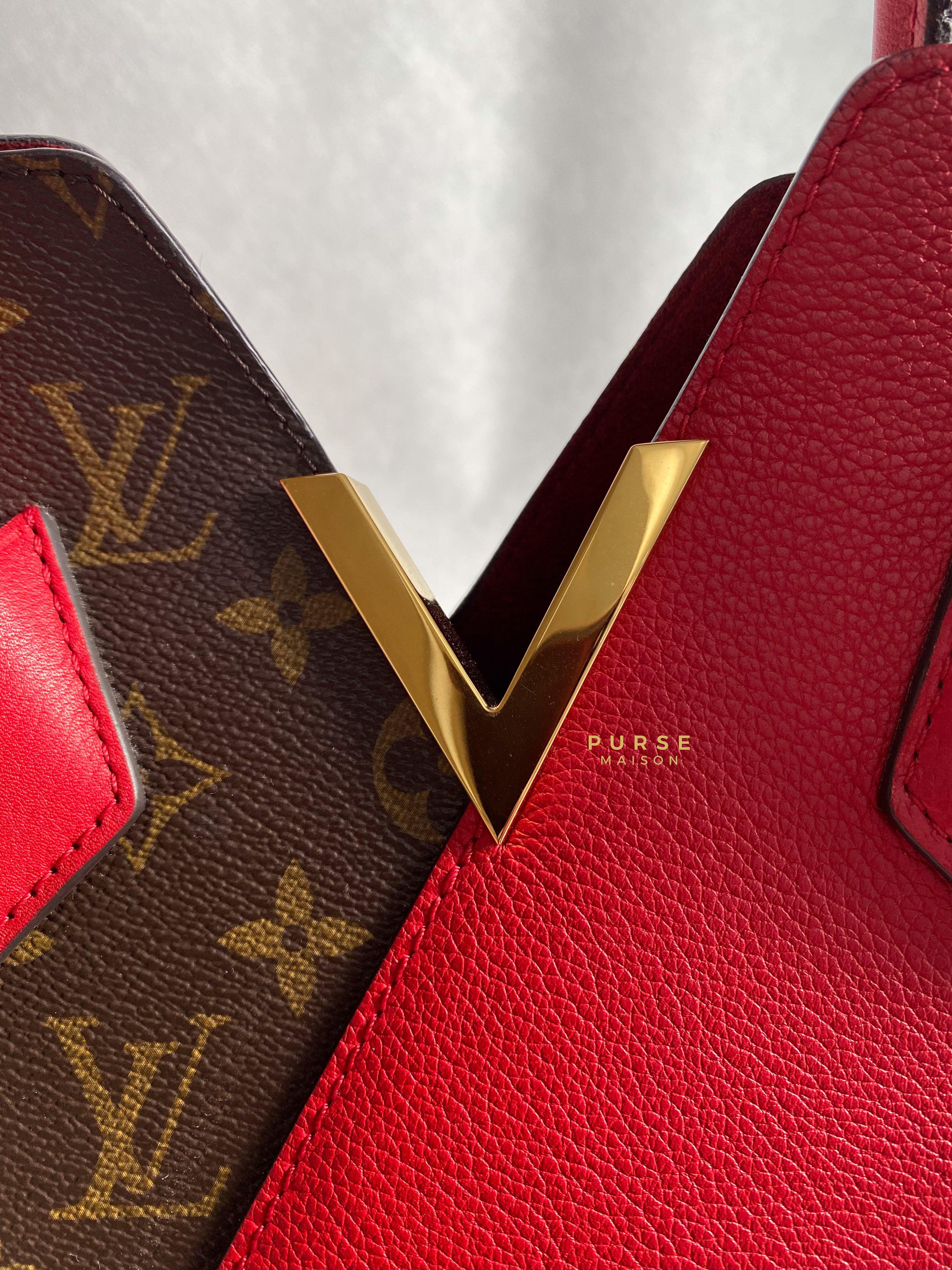 Louis Vuitton Kimono Monogram and Red Leather (DU4165) | Purse Maison Luxury Bags Shop