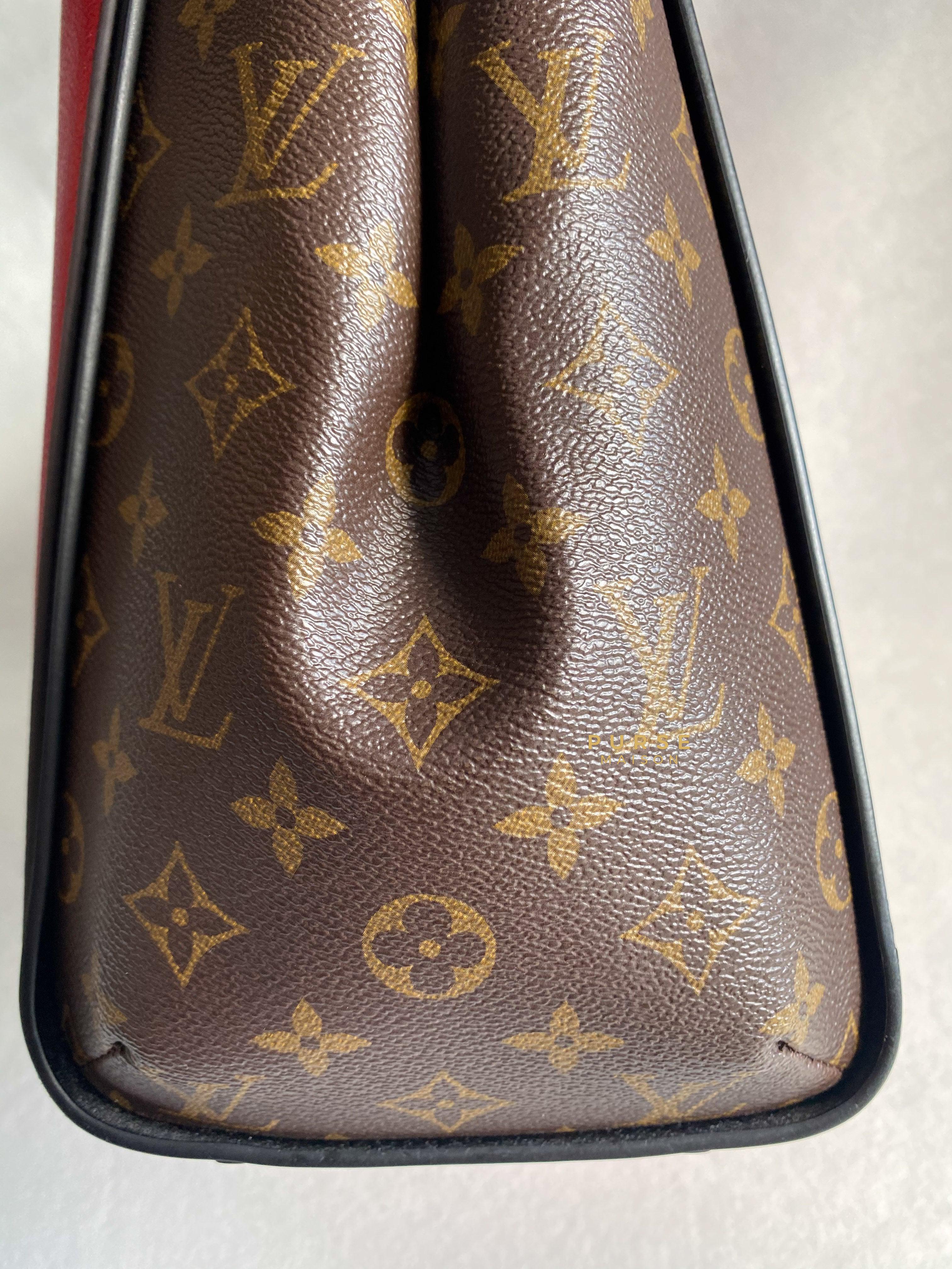 Louis Vuitton Kimono Monogram and Red Leather (DU4165) | Purse Maison Luxury Bags Shop