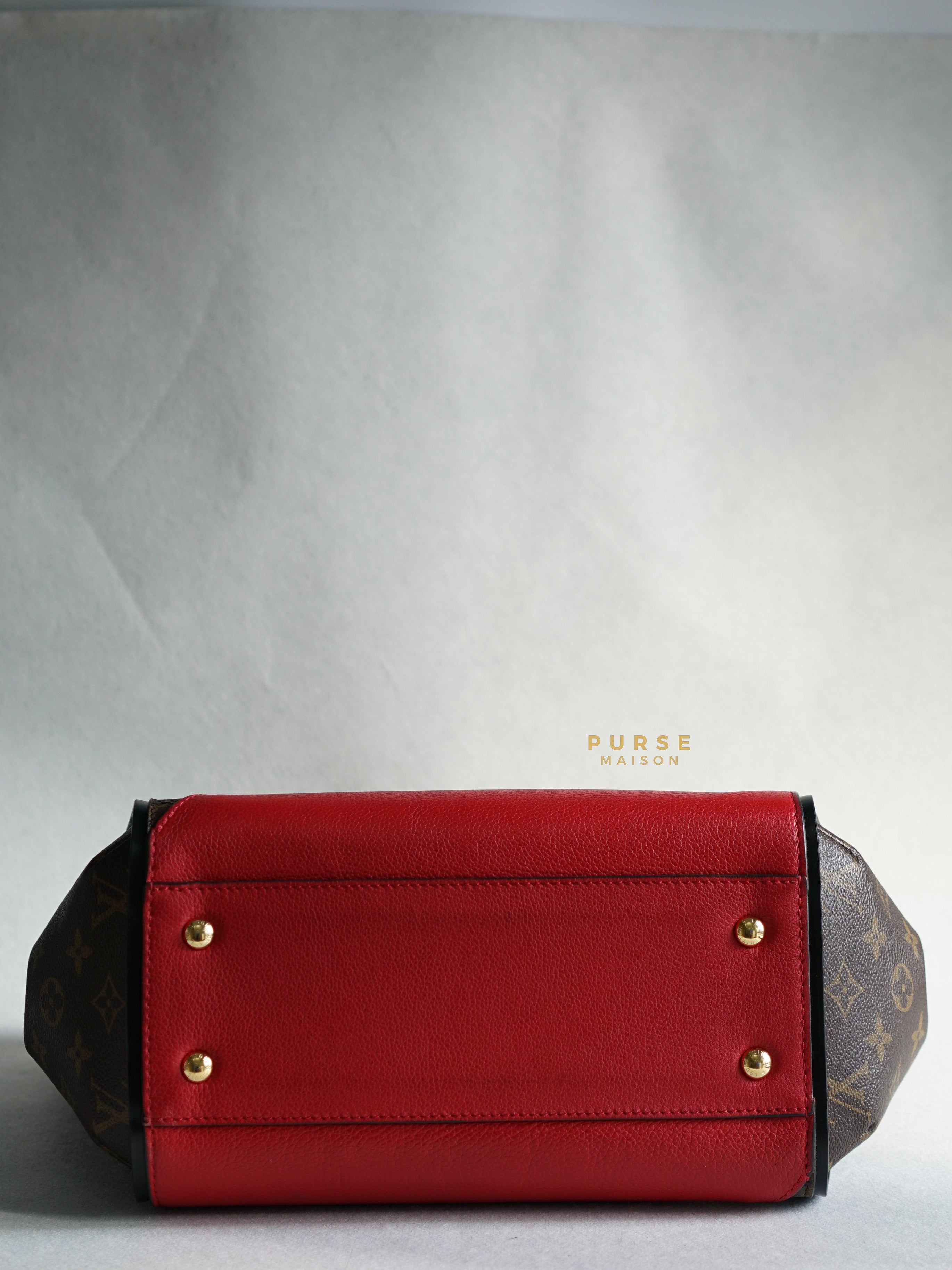 Louis Vuitton Kimono Monogram and Red Leather (DU4165) | Purse Maison Luxury Bags Shop