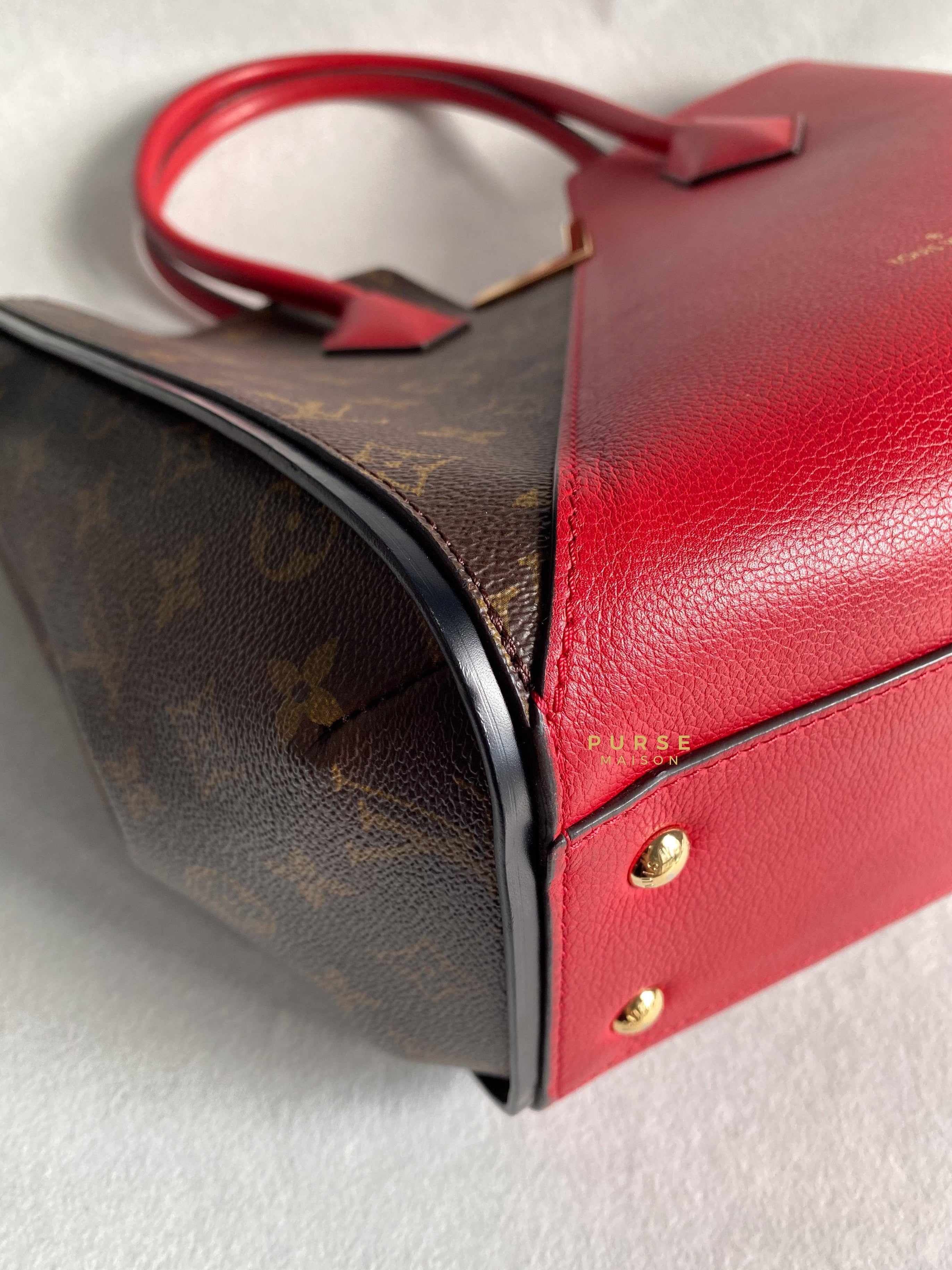 Louis Vuitton Kimono Monogram and Red Leather (DU4165) | Purse Maison Luxury Bags Shop