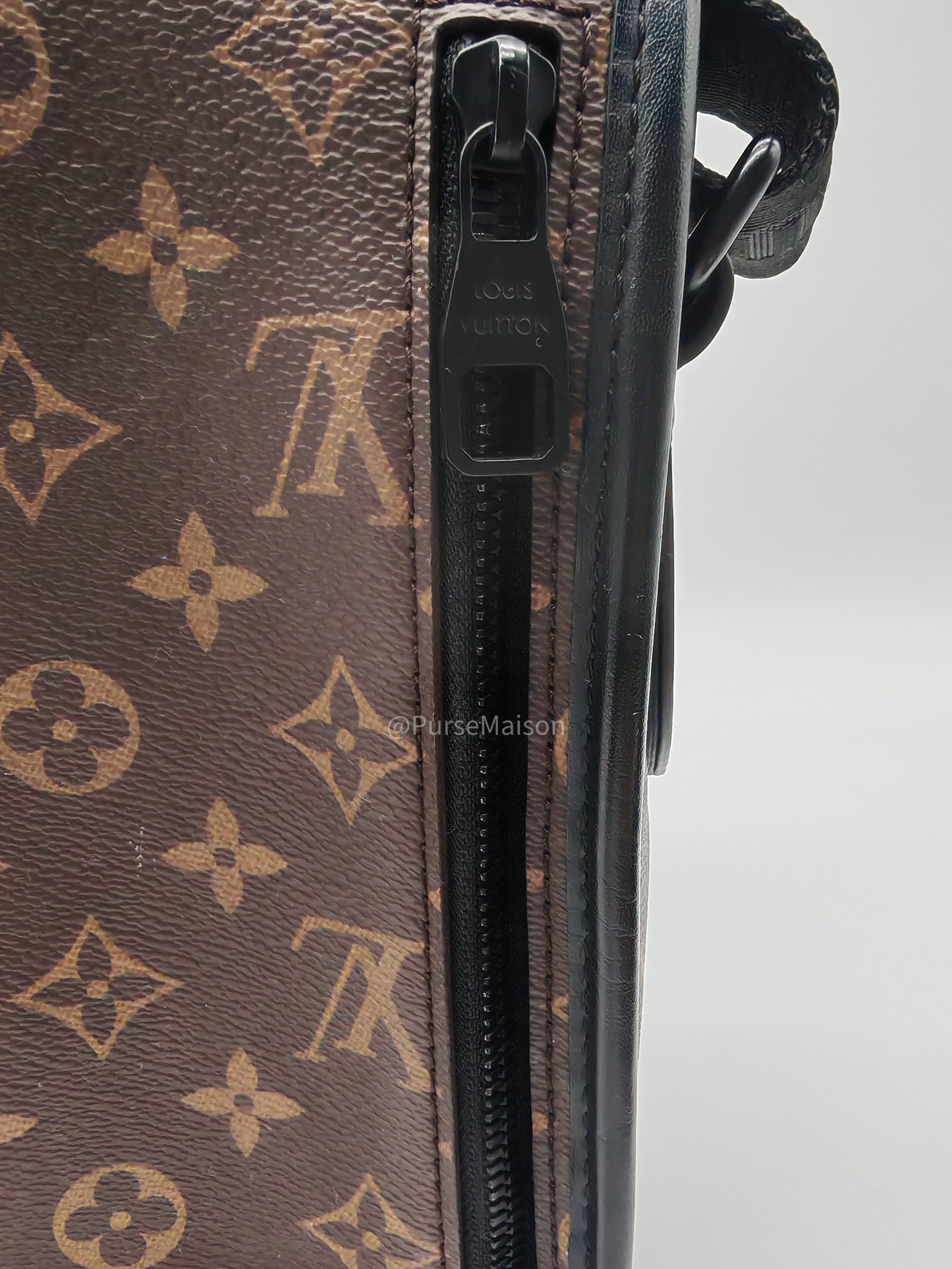 Louis Vuitton Macassar Archy Monogram Canvas Messenger Bag (Microchip) | Purse Maison Luxury Bags Shop