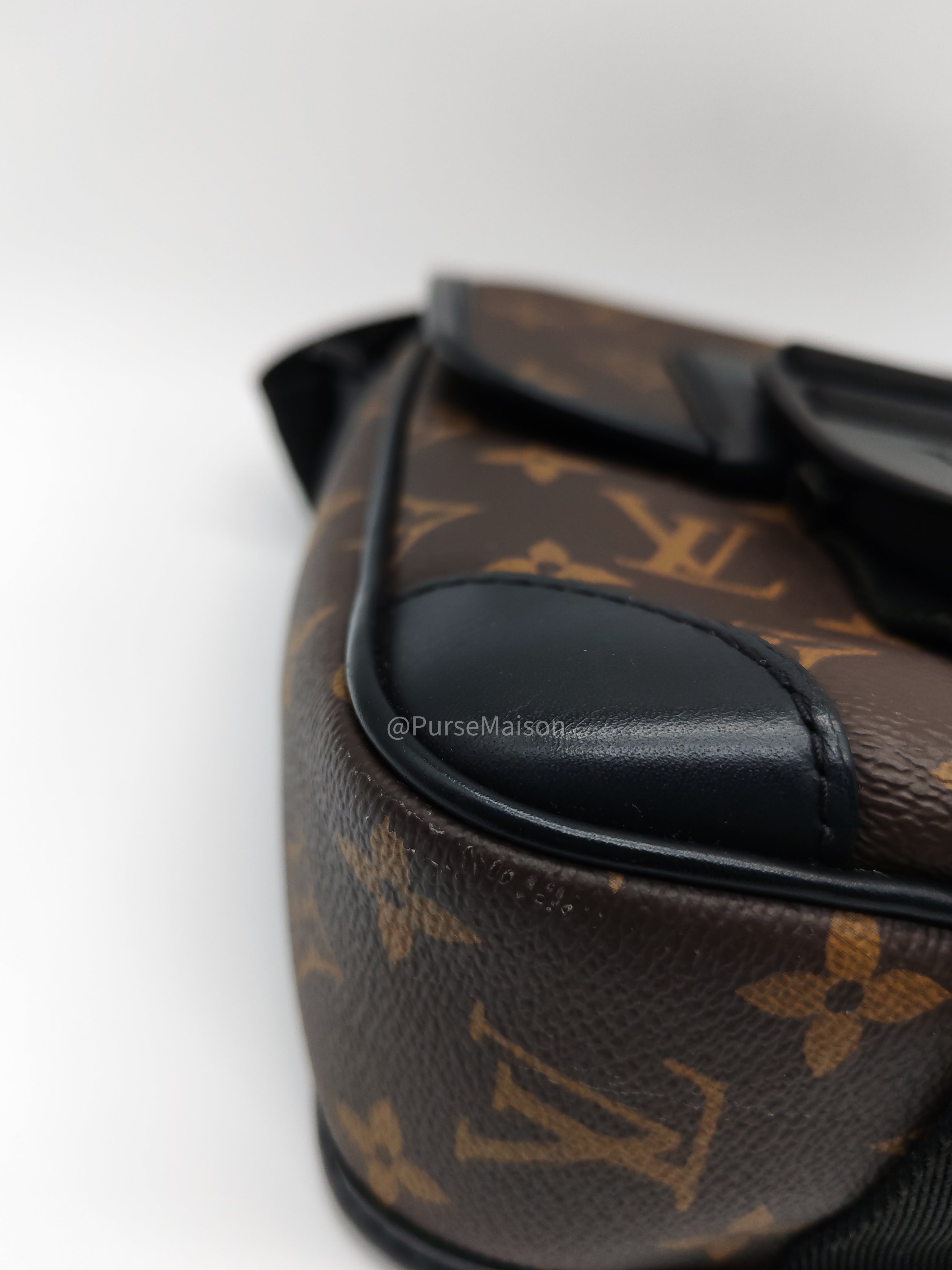Louis Vuitton Macassar Archy Monogram Canvas Messenger Bag (Microchip) | Purse Maison Luxury Bags Shop