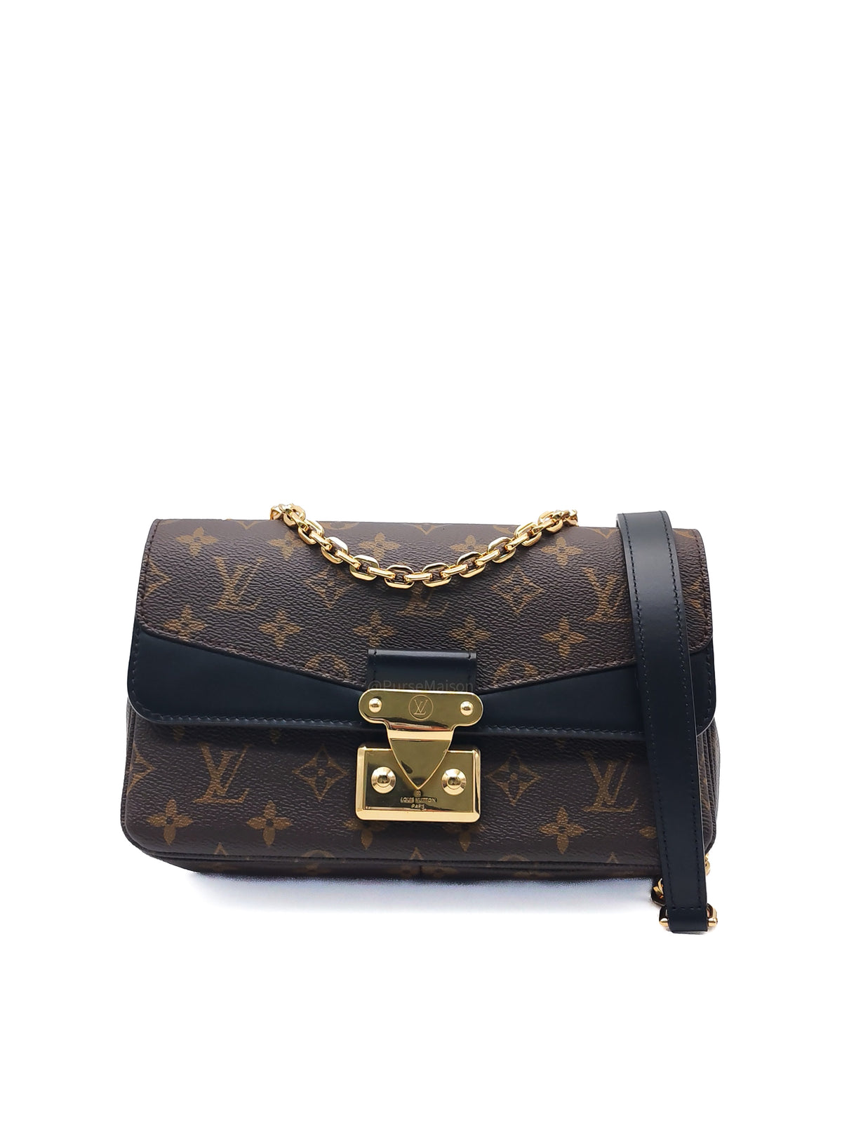 Louis Vuitton Marceau Shoulder Bag in Monogram Canvas and Gold Hardware Microchip | Purse Maison Luxury Bags Shop