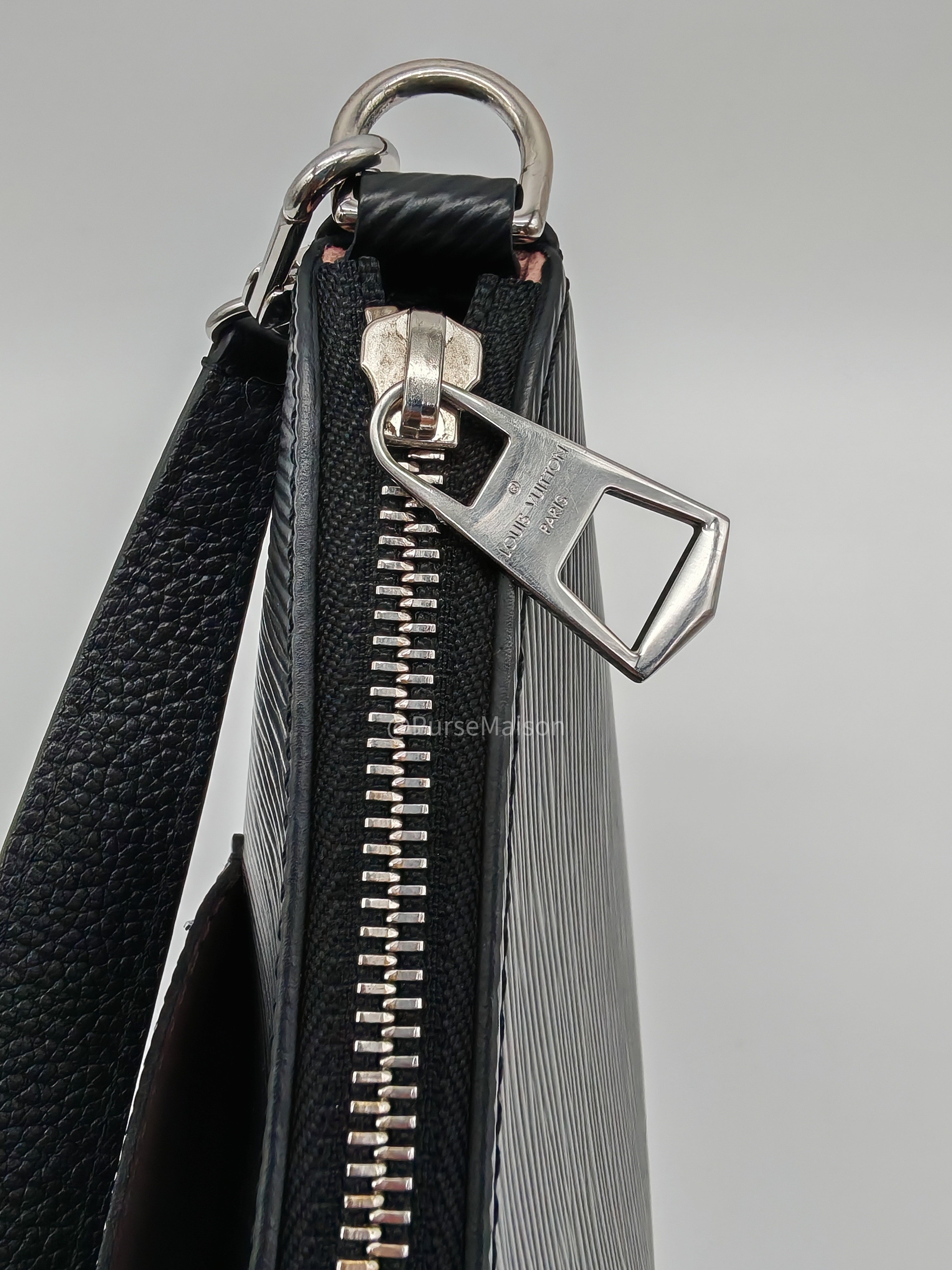 Louis Vuitton Marelle PM in Black Epi Leather Shoulder Bag (Microchip) | Purse Maison Luxury Bags Shop