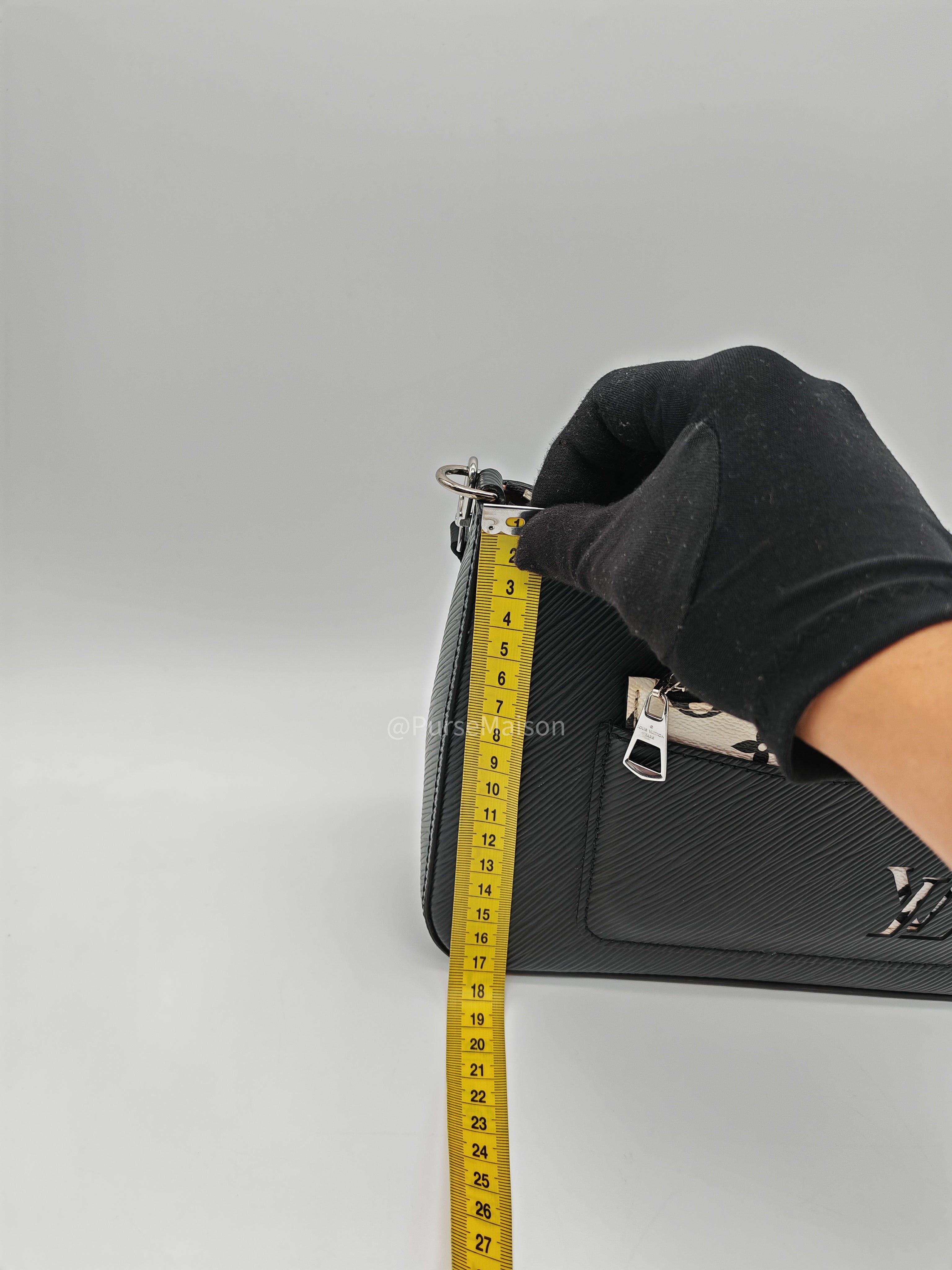 Louis Vuitton Marelle PM in Black Epi Leather Shoulder Bag (Microchip) | Purse Maison Luxury Bags Shop