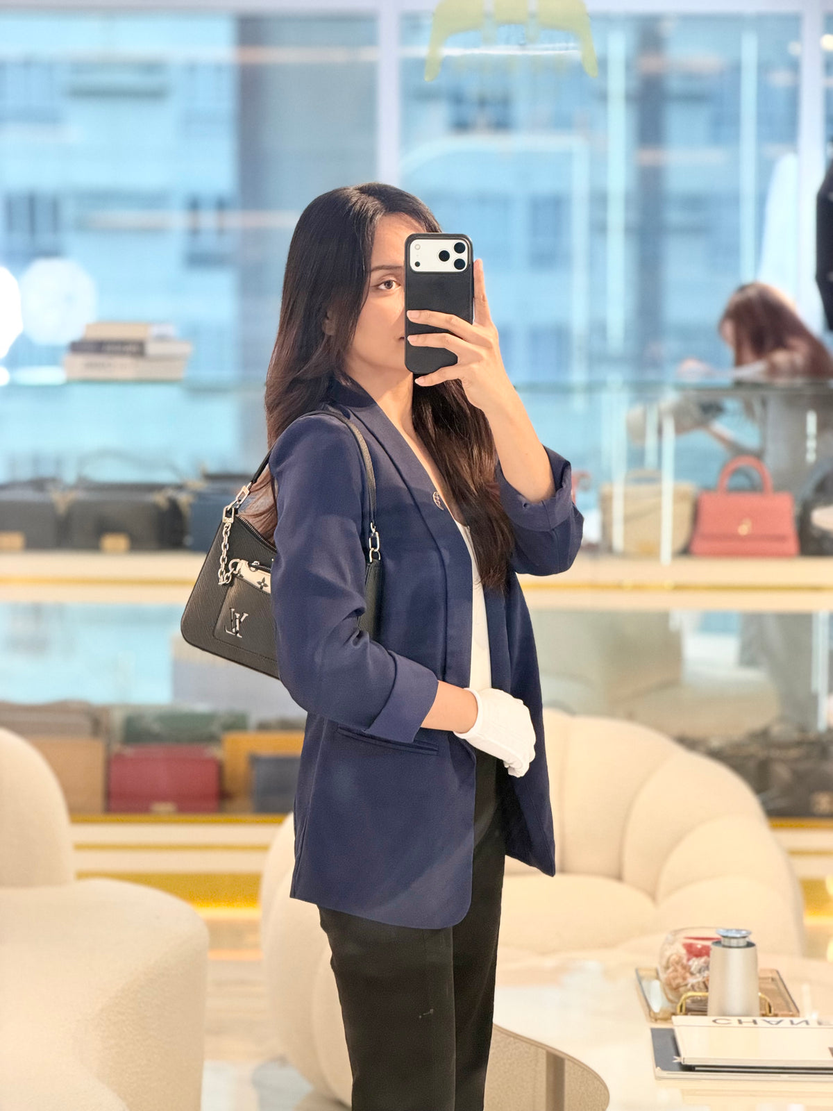 Louis Vuitton Marelle PM in Black Epi Leather Shoulder Bag (Microchip) | Purse Maison Luxury Bags Shop