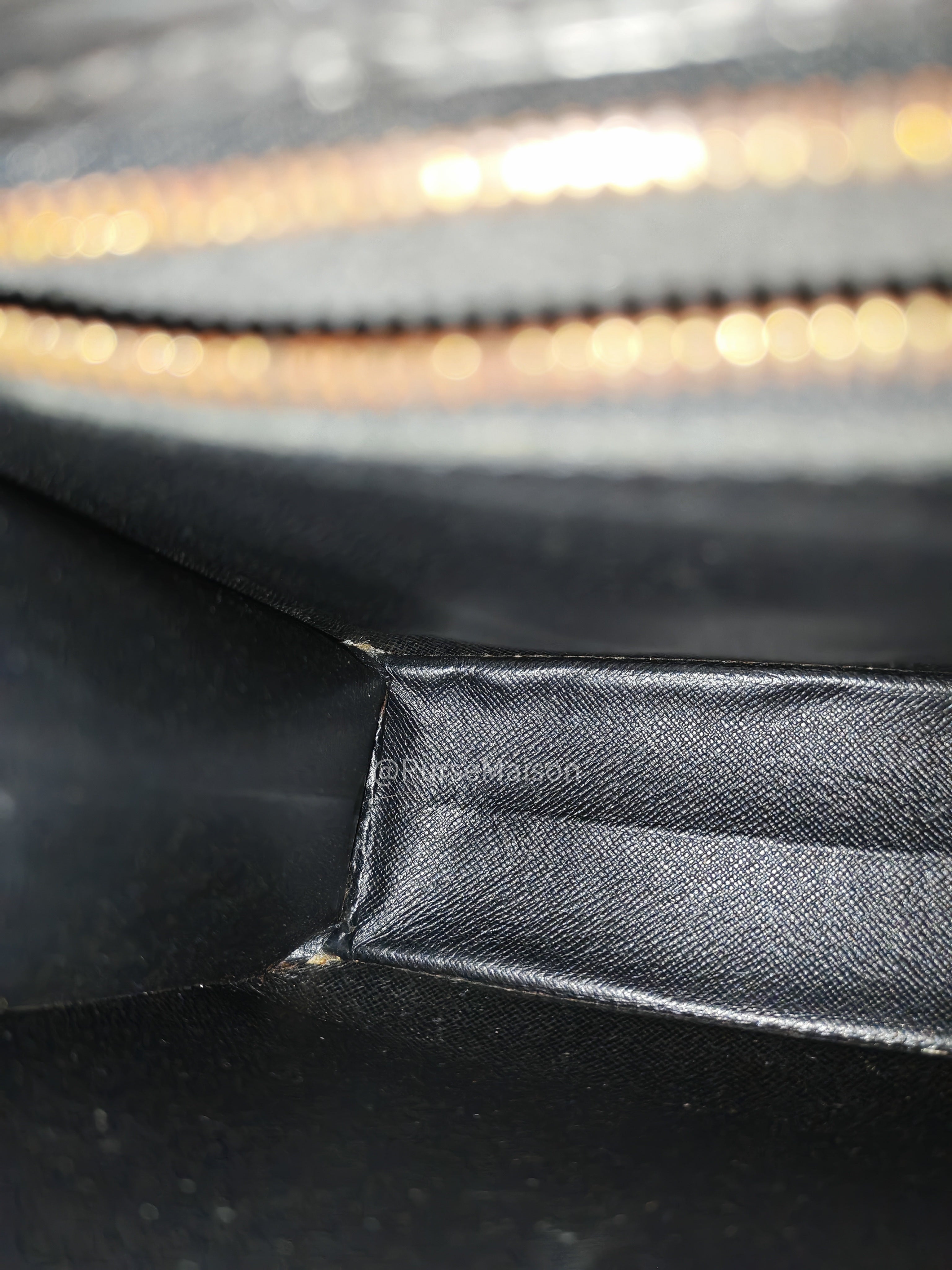 Louis Vuitton Monceau 28 in Black Epi Leather and Gold Hardware (Datecode: SR1002) | Purse Maison Luxury Bags Shop