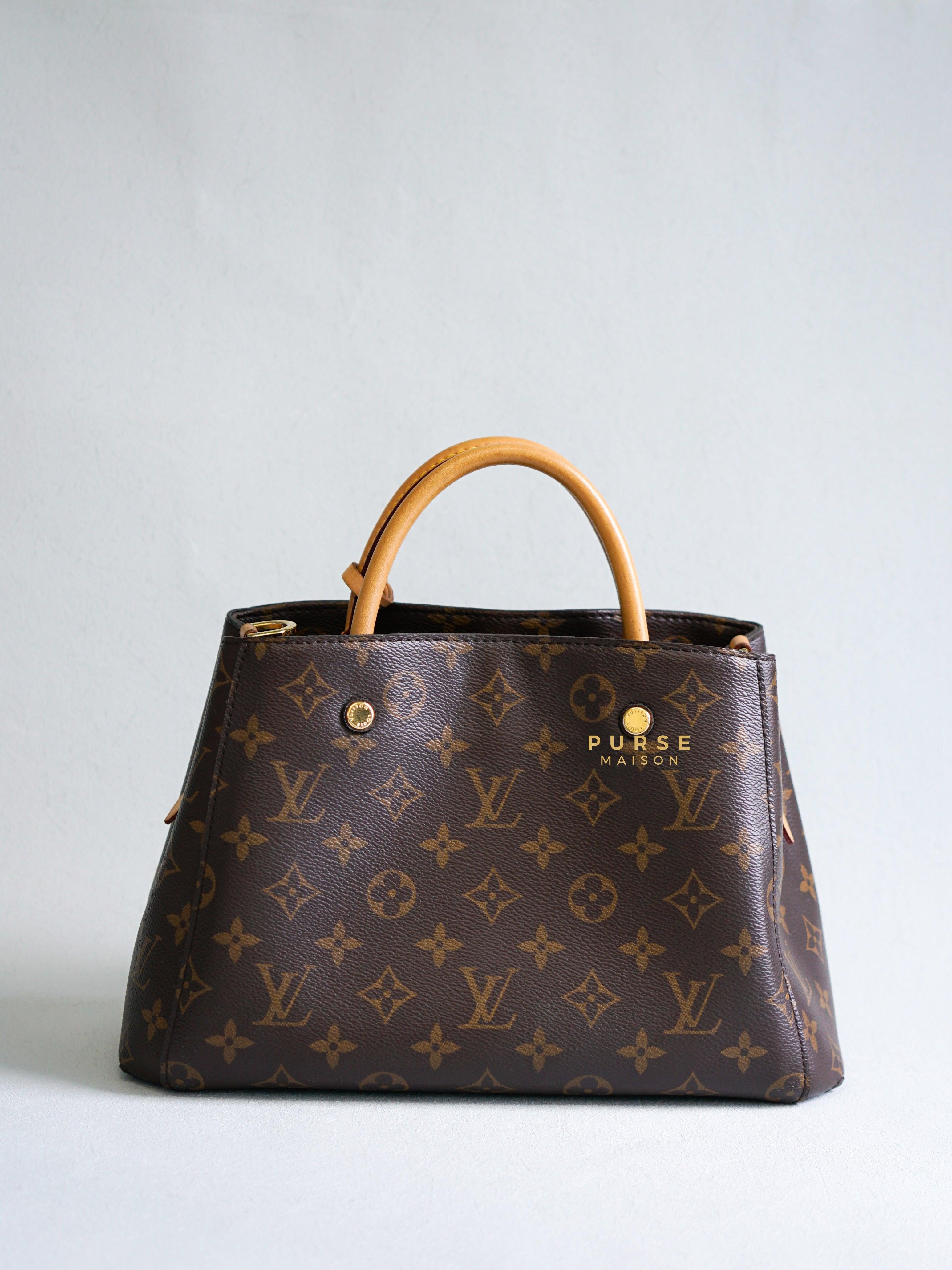 Louis Vuitton Montaigne BB in Monogram Canvas (Date code: CA4176) | Purse Maison Luxury Bags Shop