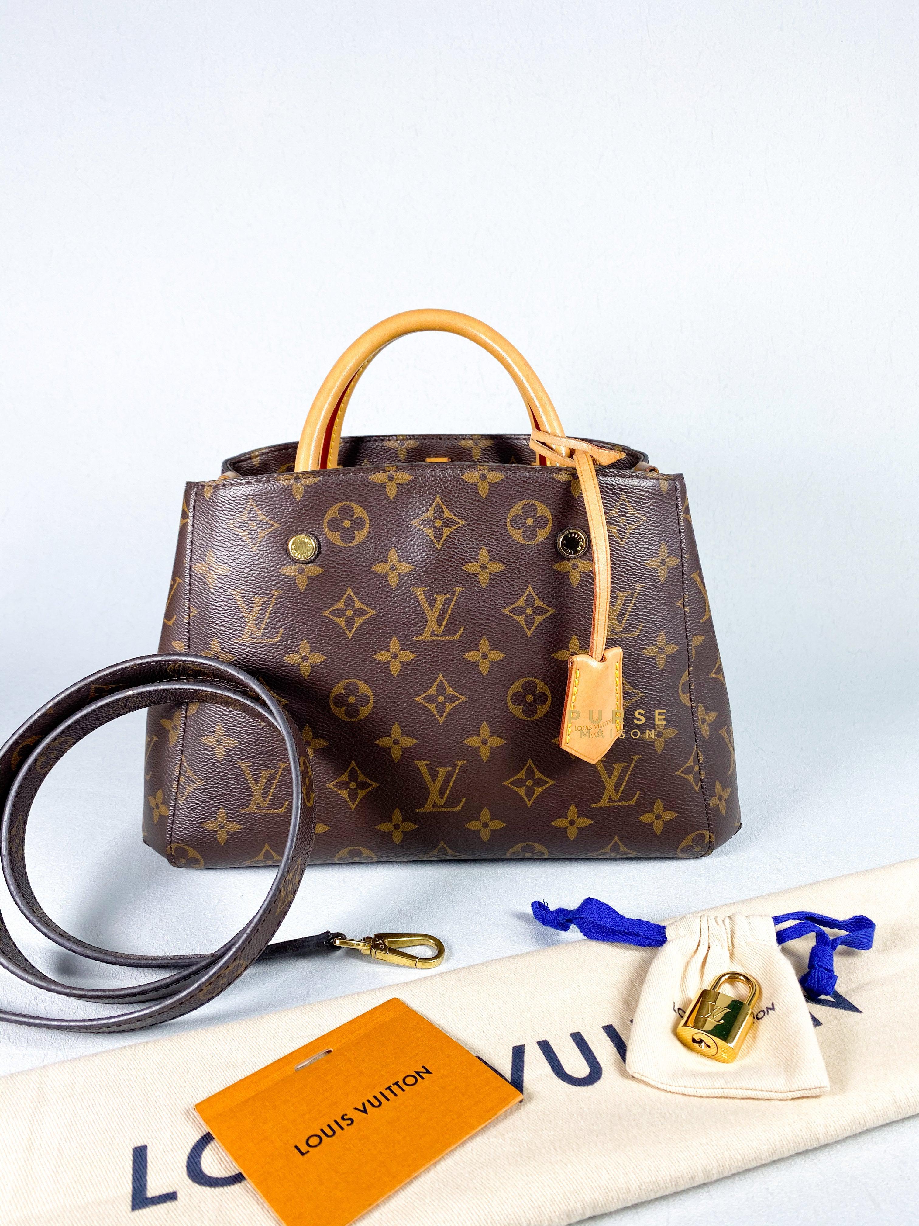 Louis Vuitton Montaigne BB in Monogram Canvas (Date code: CA4176) | Purse Maison Luxury Bags Shop