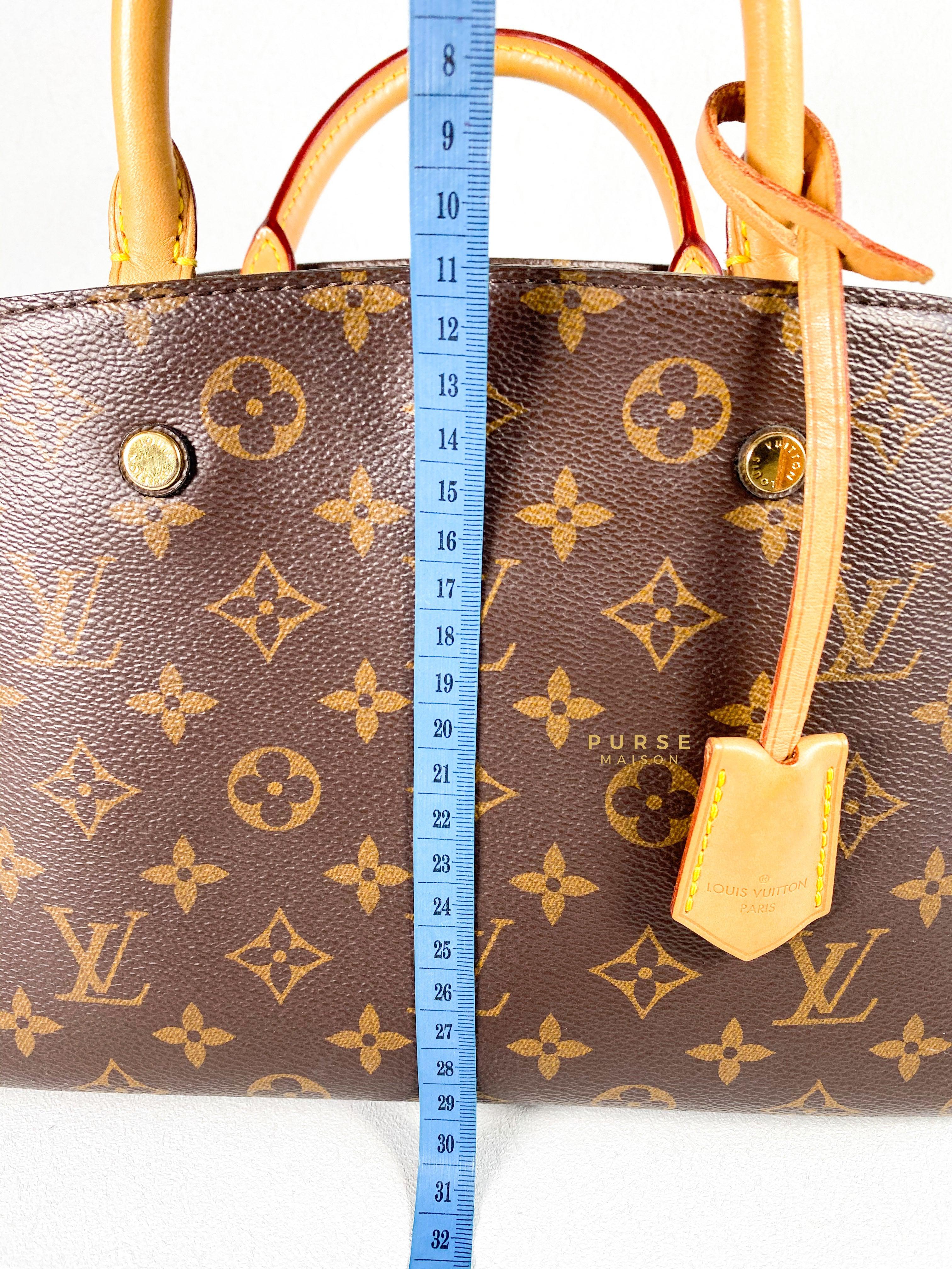 Louis Vuitton Montaigne BB in Monogram Canvas (Date code: CA4176) | Purse Maison Luxury Bags Shop