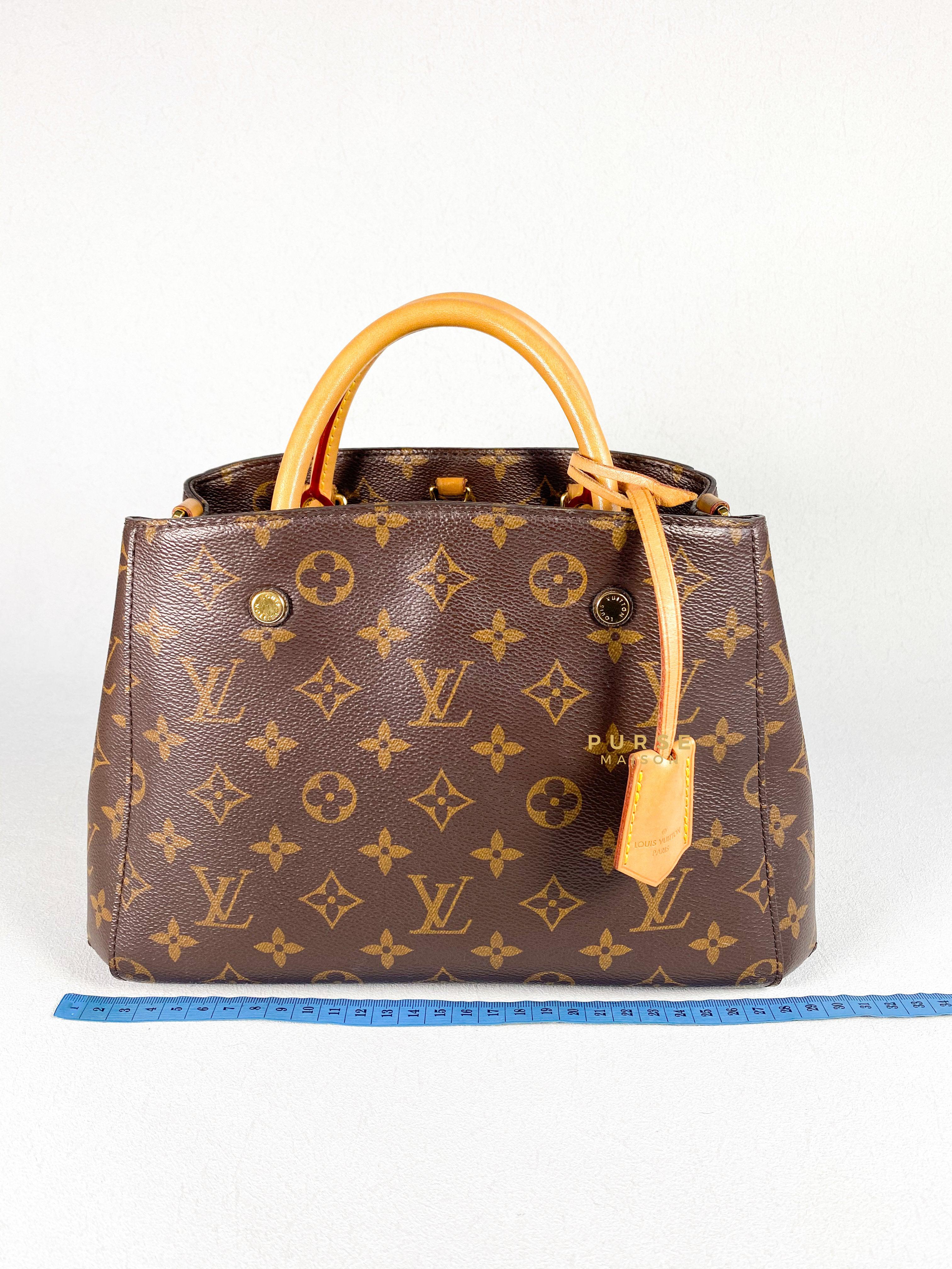 Louis Vuitton Montaigne BB in Monogram Canvas (Date code: CA4176) | Purse Maison Luxury Bags Shop