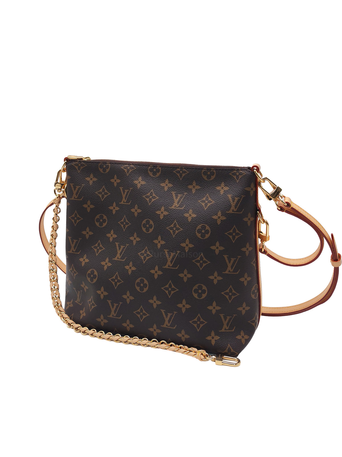 Louis Vuitton Multipass Crossbody Bag in Monogram Canvas and Light Gold Hardware Microchip | Purse Maison Luxury Bags Shop