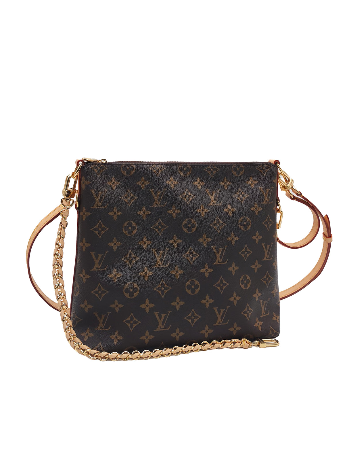 Louis Vuitton Multipass Crossbody Bag in Monogram Canvas and Light Gold Hardware Microchip | Purse Maison Luxury Bags Shop
