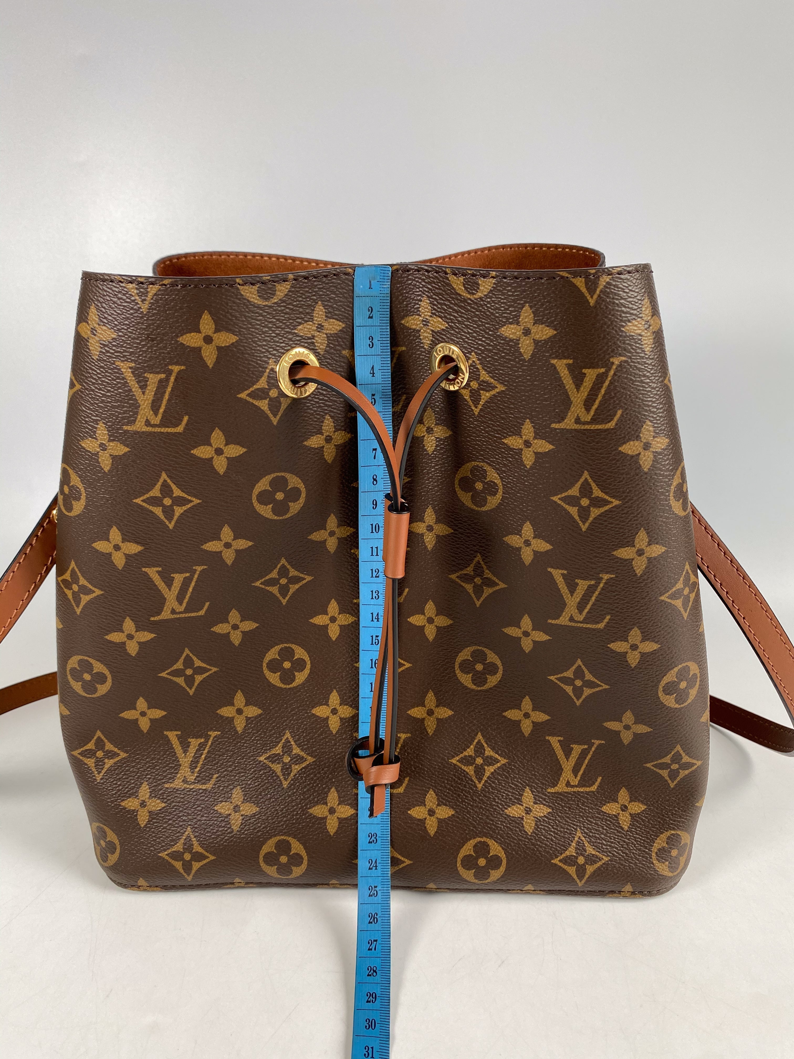 Louis Vuitton Neo Noe Caramel Monogram Canvas (Microchip)
