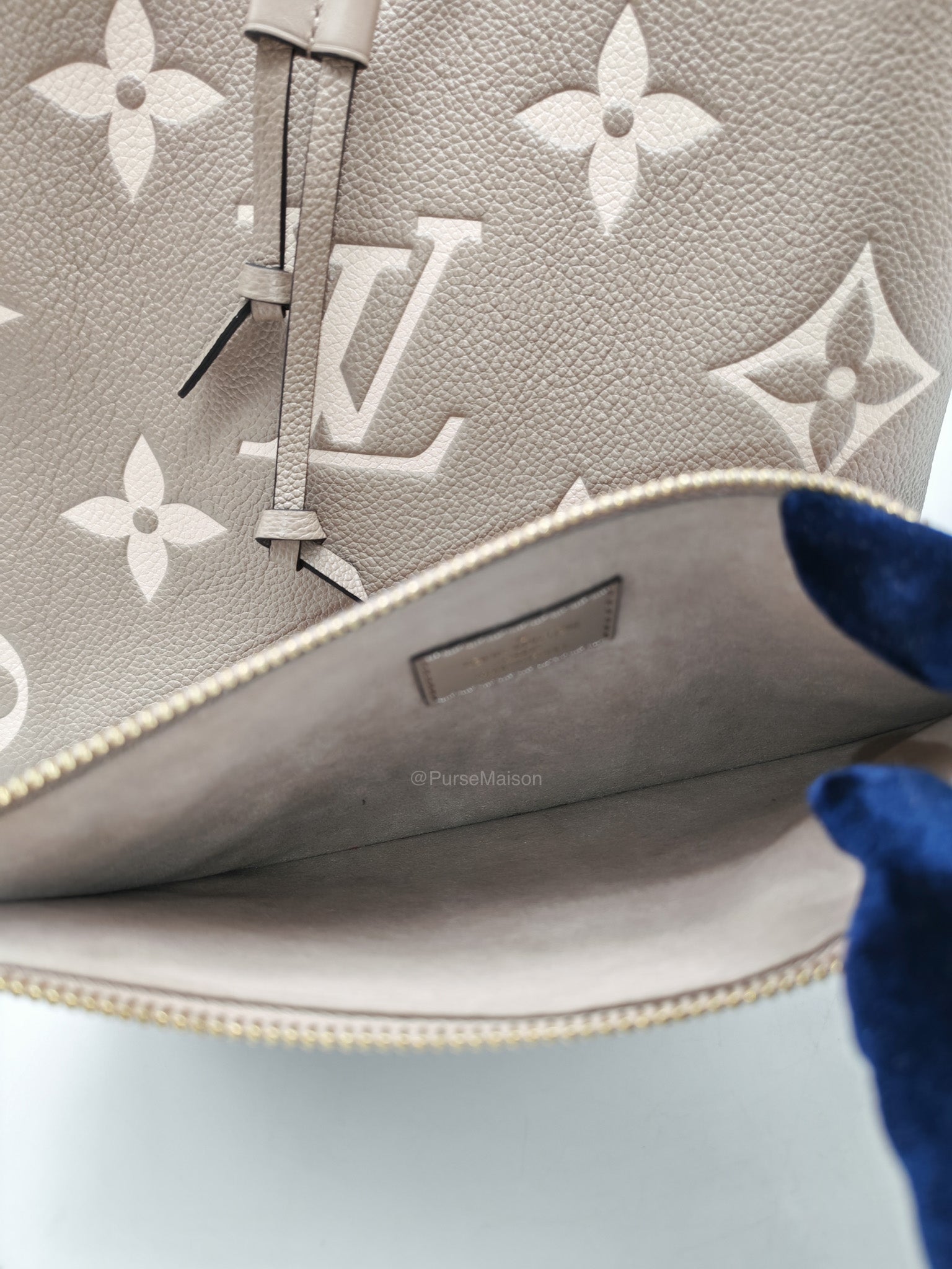 Louis Vuitton Neo Noe MM Tourterelle Empriente Leather Bucket Bag (microchip) | Purse Maison Luxury Bags Shop