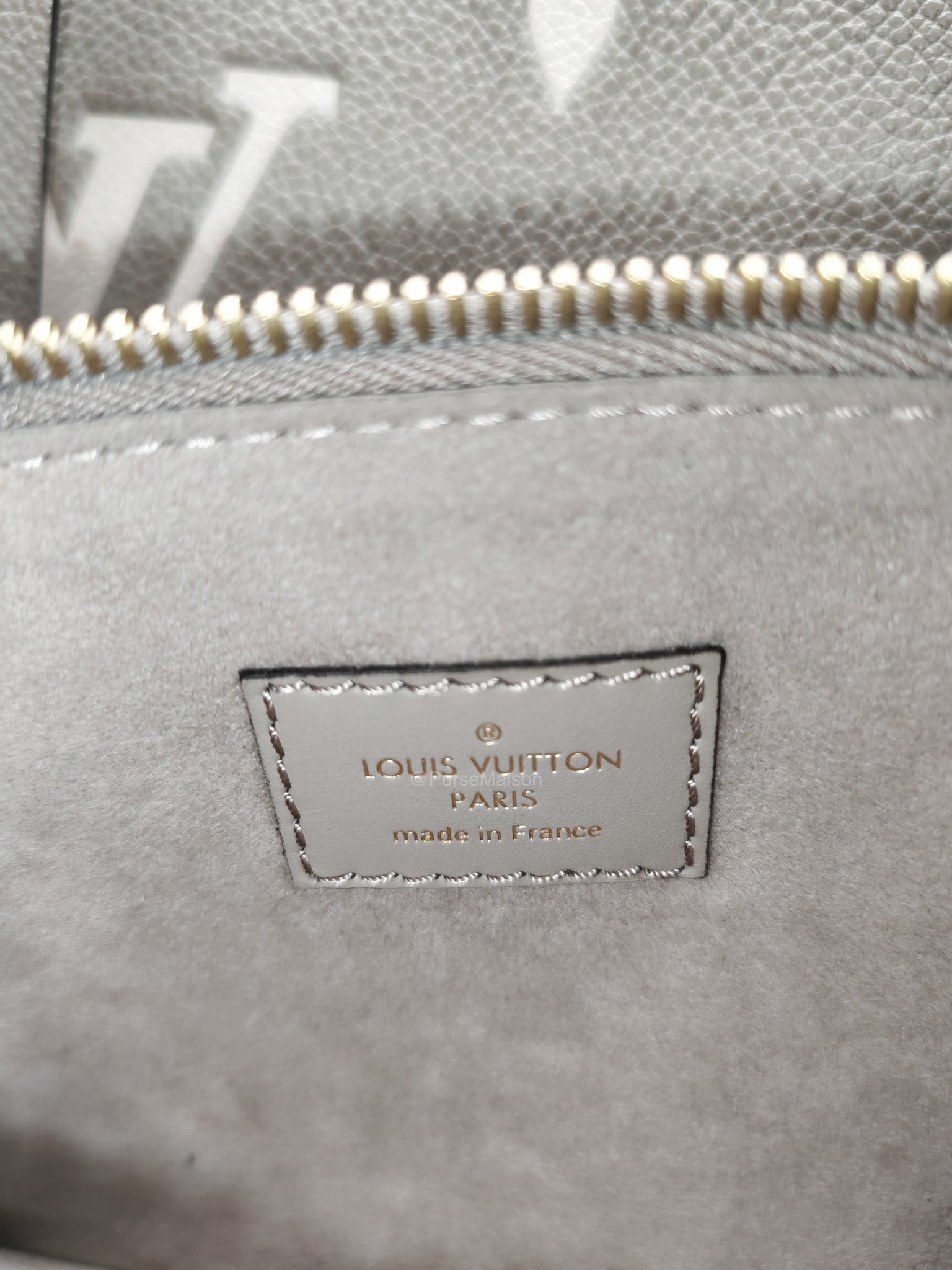 Louis Vuitton Neo Noe MM Tourterelle Empriente Leather Bucket Bag (microchip) | Purse Maison Luxury Bags Shop