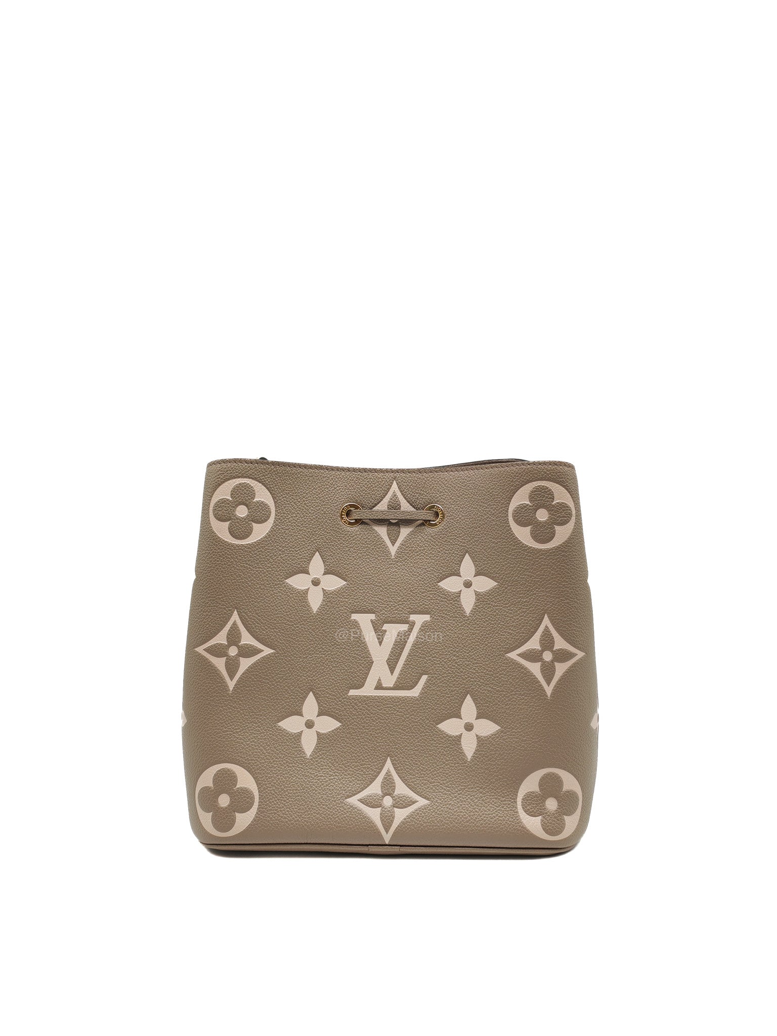 Louis Vuitton Neo Noe MM Tourterelle Empriente Leather Bucket Bag (microchip) | Purse Maison Luxury Bags Shop