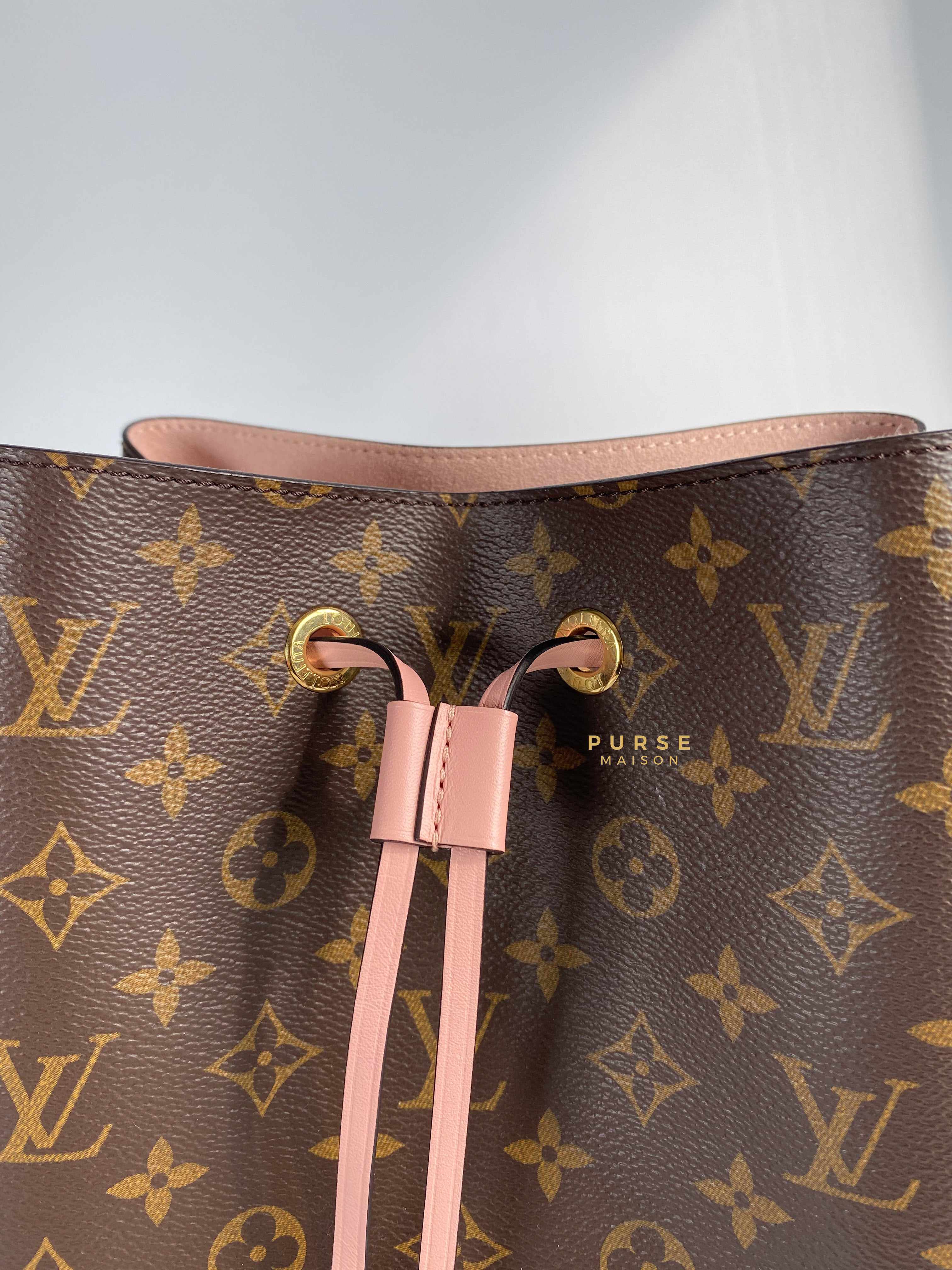 Louis Vuitton Neo Noe Rose Poudre Monogram Canvas (Date code: MI0139) | Purse Maison Luxury Bags Shop