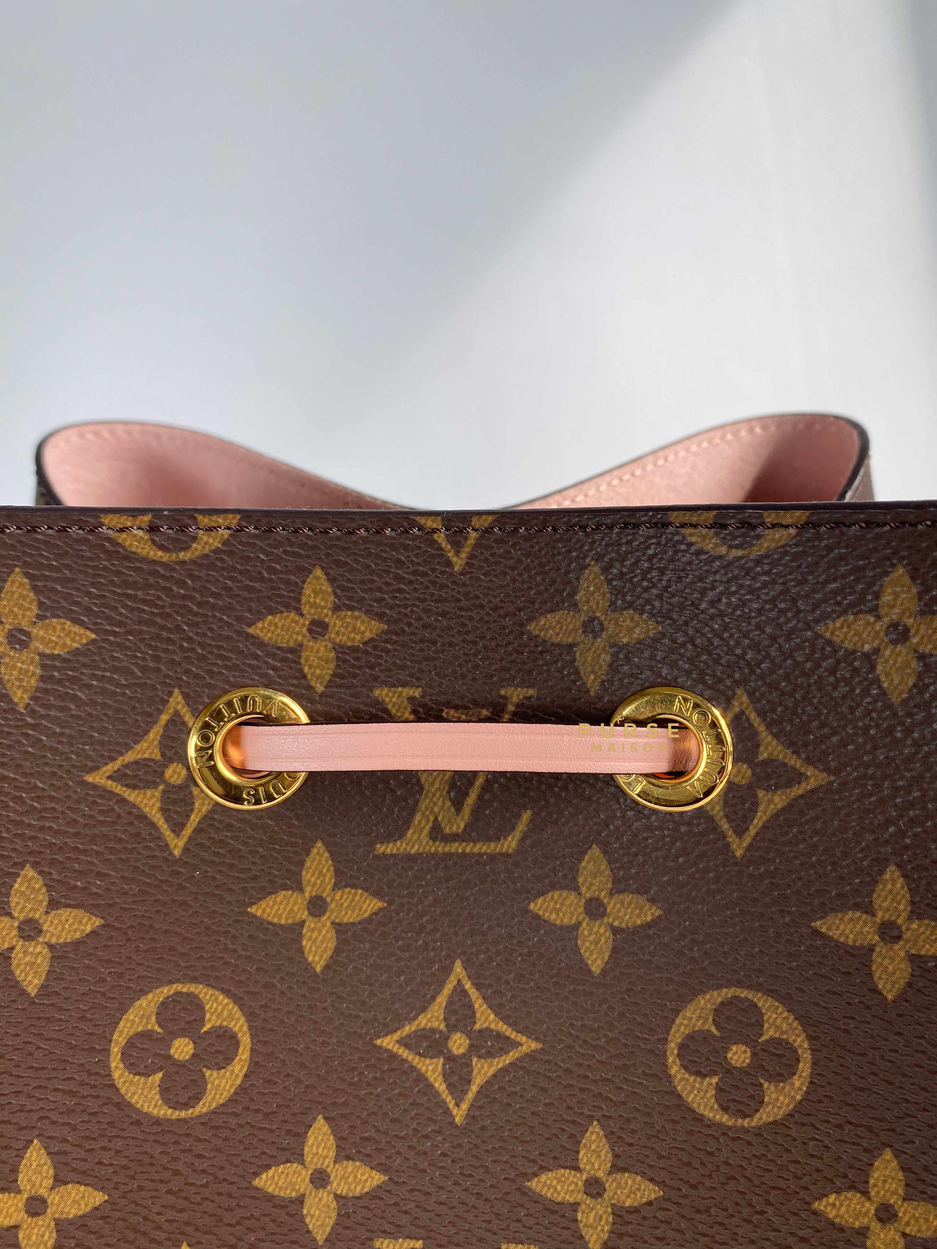 Louis Vuitton Neo Noe Rose Poudre Monogram Canvas (Date code: MI0139) | Purse Maison Luxury Bags Shop