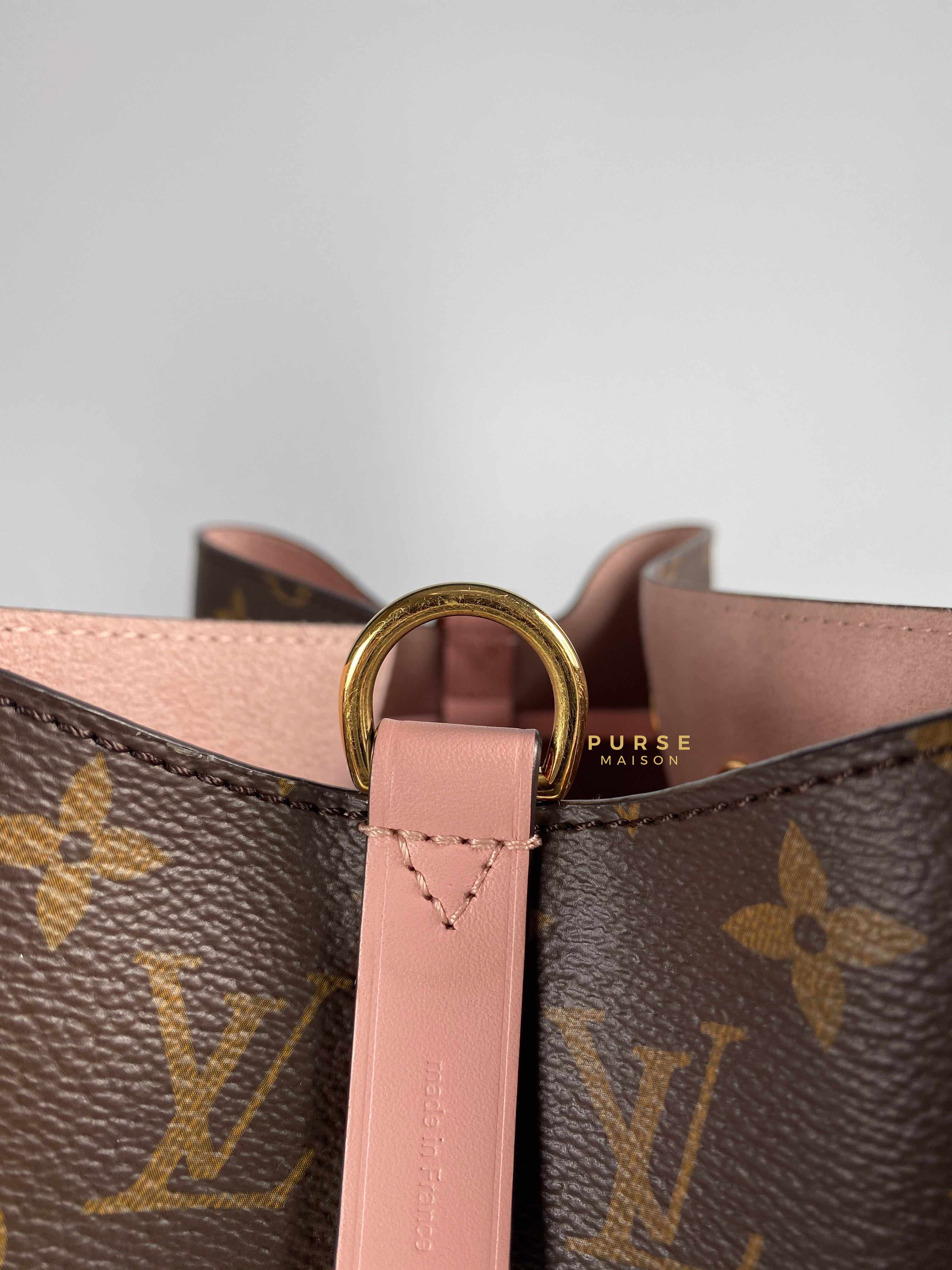 Louis Vuitton Neo Noe Rose Poudre Monogram Canvas (Date code: MI0139) | Purse Maison Luxury Bags Shop