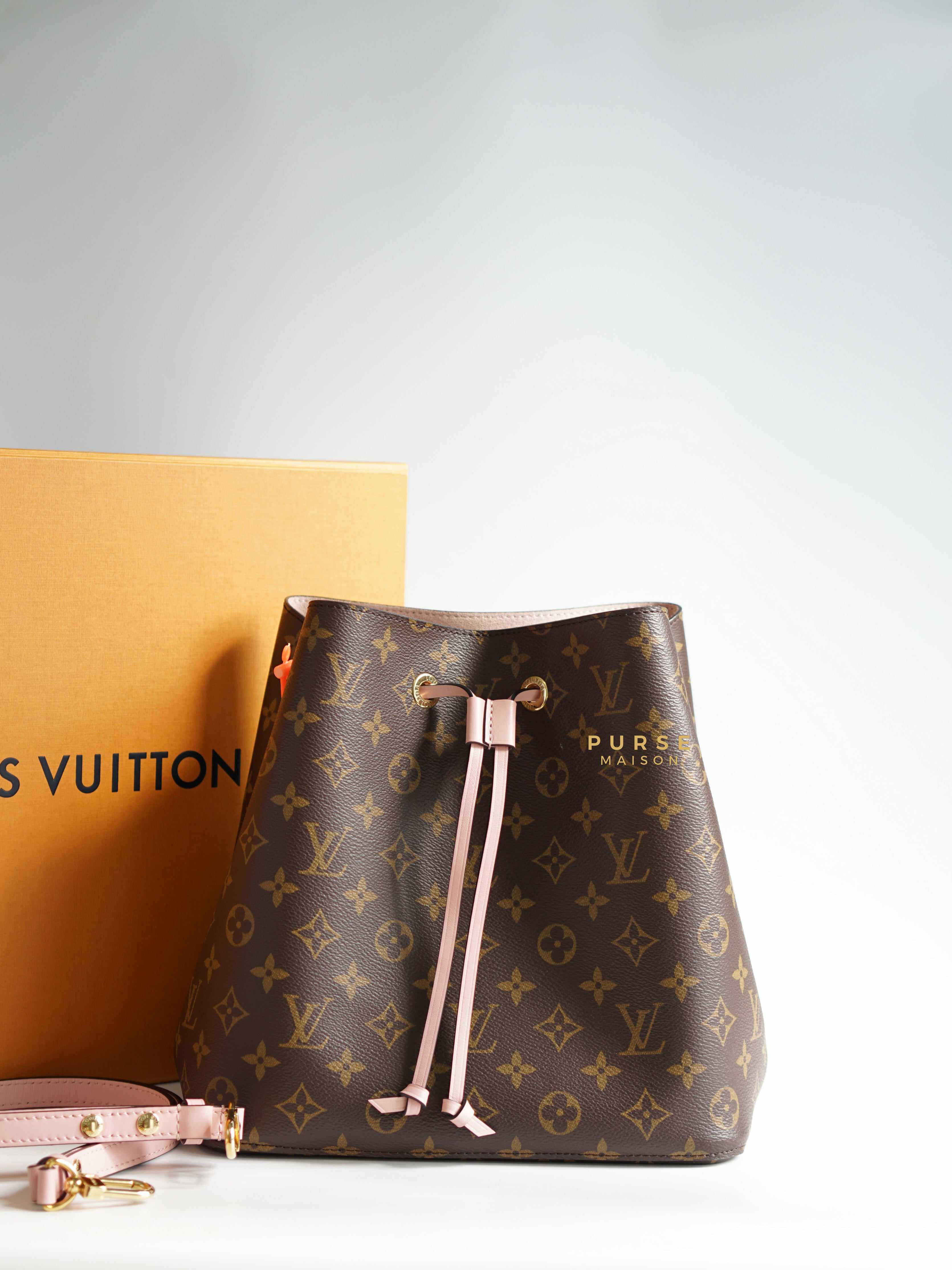 Louis Vuitton Neo Noe Rose Poudre Monogram Canvas (Date code: MI0139) | Purse Maison Luxury Bags Shop