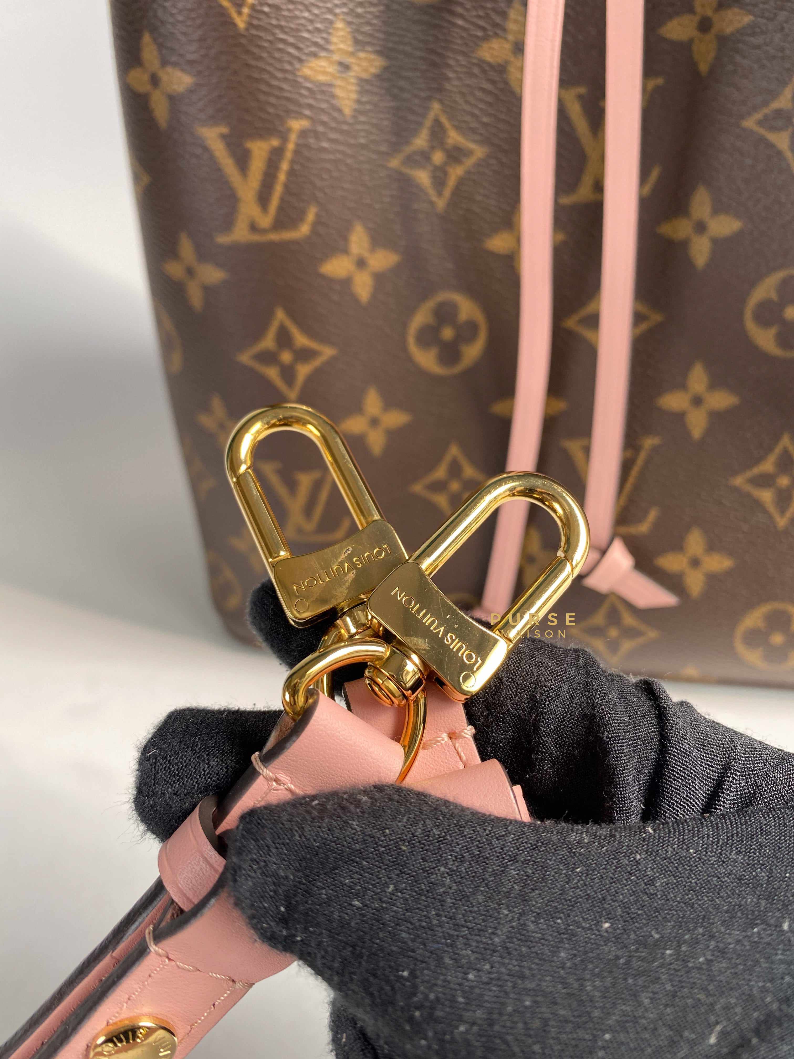 Louis Vuitton Neo Noe Rose Poudre Monogram Canvas (Date code: MI0139) | Purse Maison Luxury Bags Shop