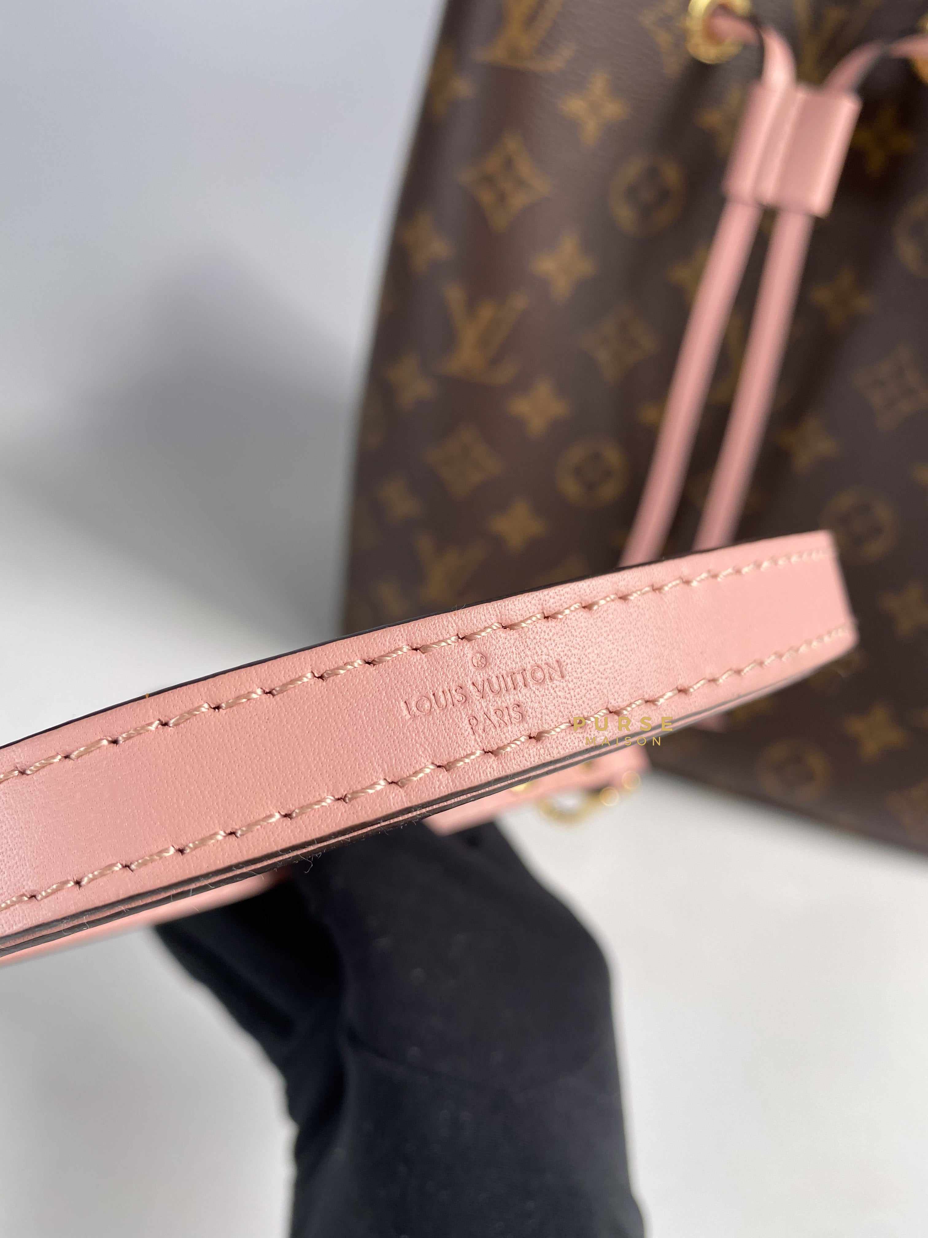 Louis Vuitton Neo Noe Rose Poudre Monogram Canvas (Date code: MI0139) | Purse Maison Luxury Bags Shop