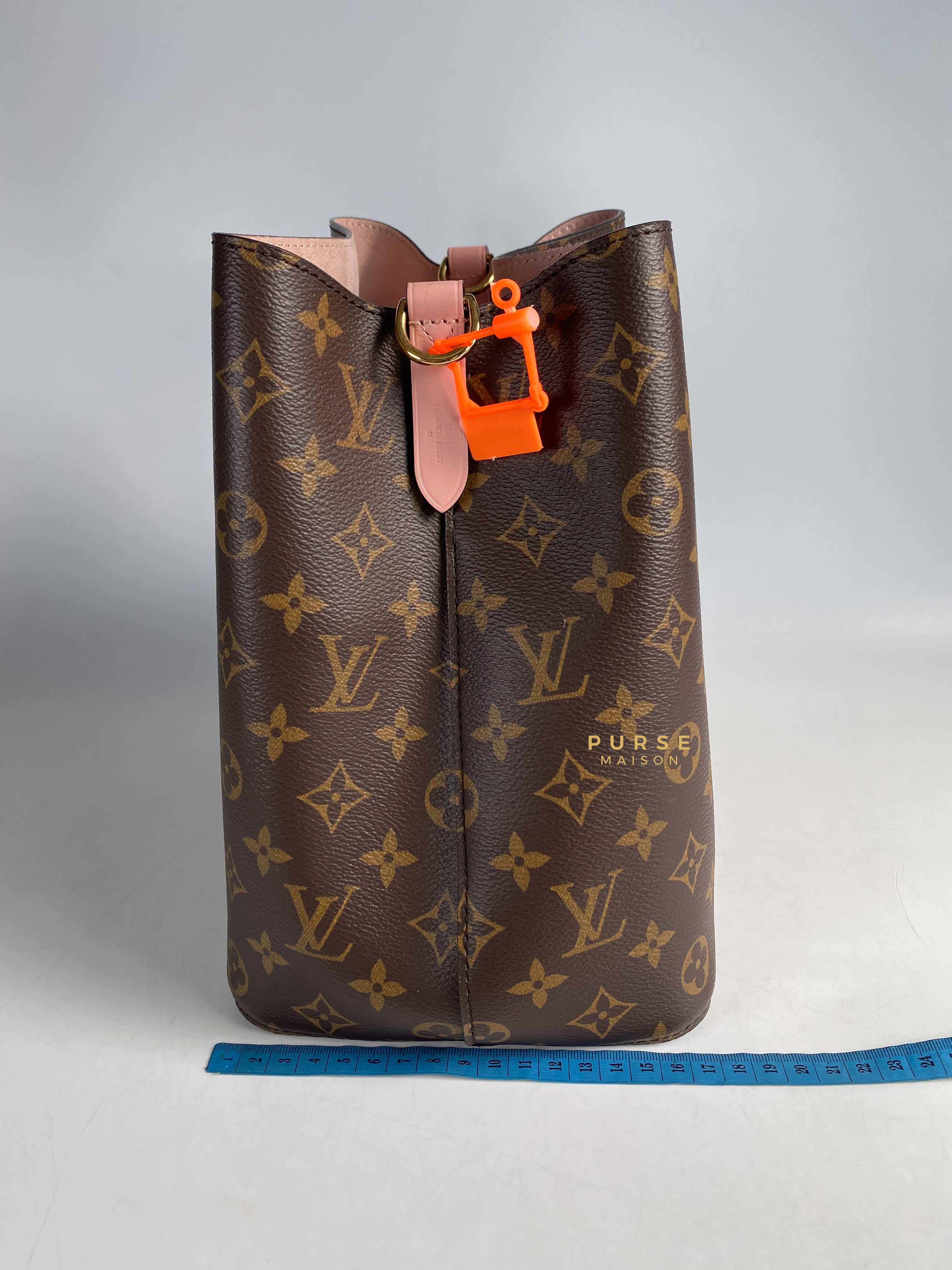 Louis Vuitton Neo Noe Rose Poudre Monogram Canvas (Date code: MI0139) | Purse Maison Luxury Bags Shop