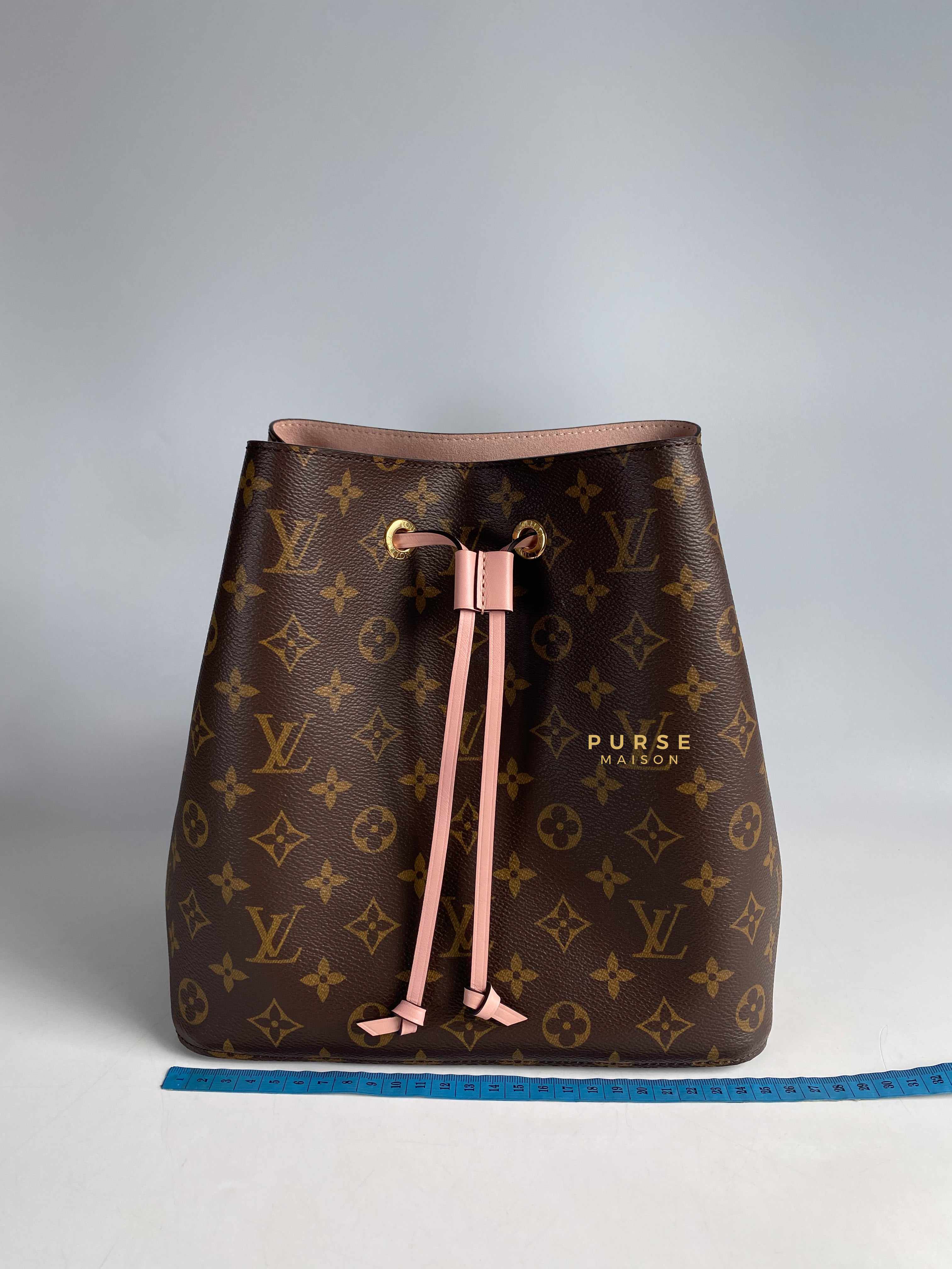 Louis Vuitton Neo Noe Rose Poudre Monogram Canvas (Date code: MI0139) | Purse Maison Luxury Bags Shop