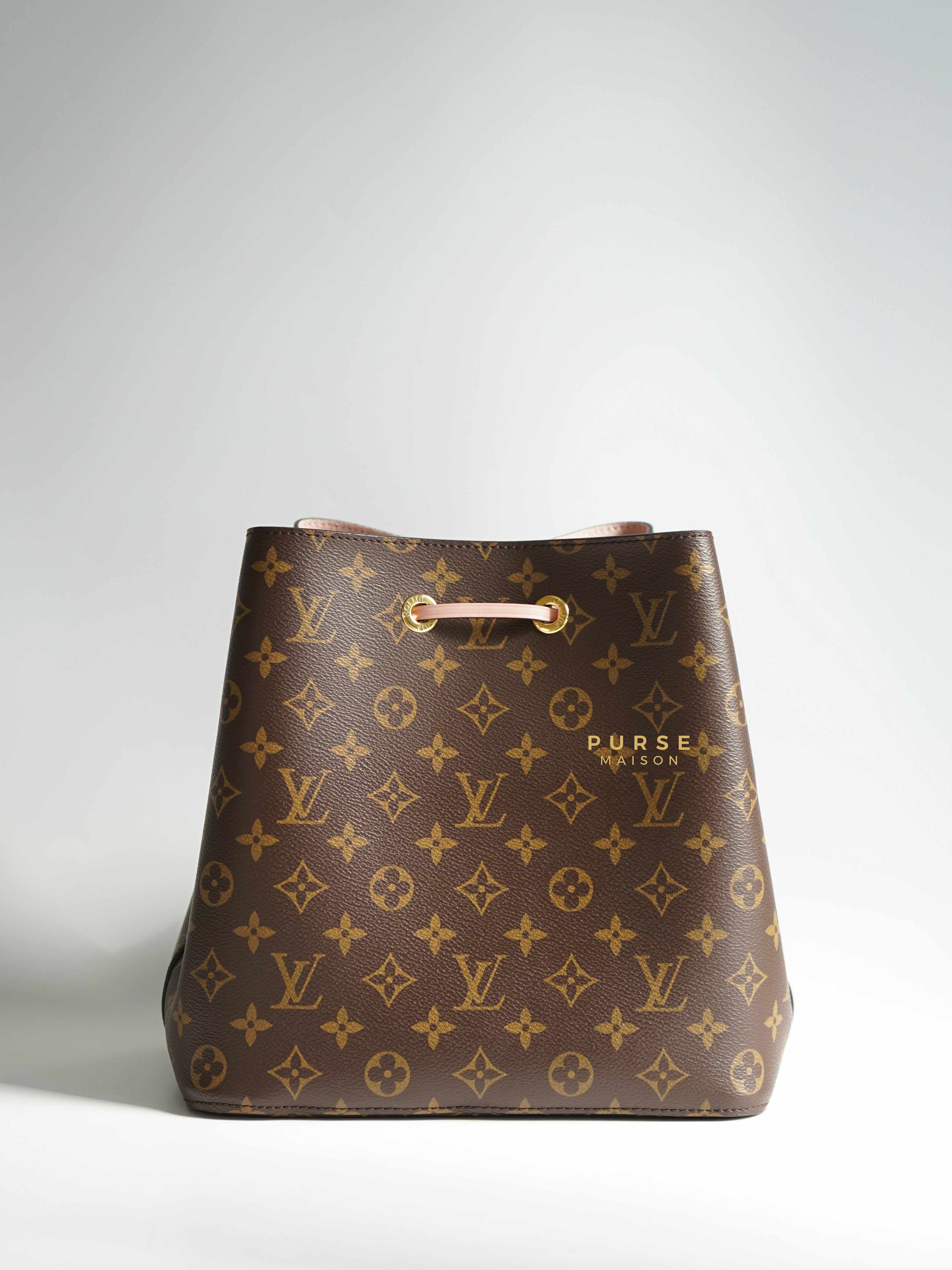 Louis Vuitton Neo Noe Rose Poudre Monogram Canvas (Date code: MI0139) | Purse Maison Luxury Bags Shop