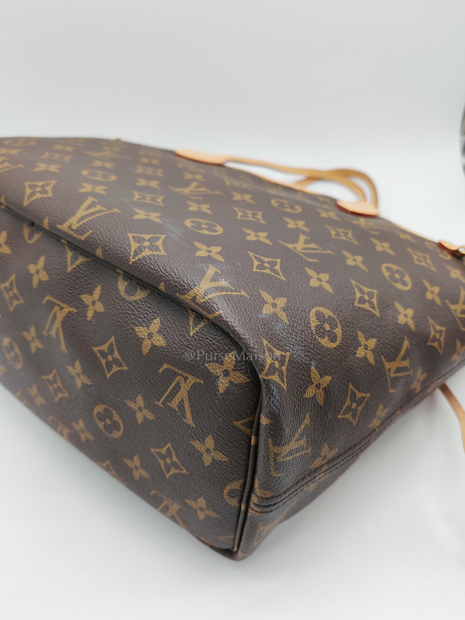 Louis Vuitton Neverfull Bandouliere Inside Out MM in Monogram Canvas (Microchip) | Purse Maison Luxury Bags Shop