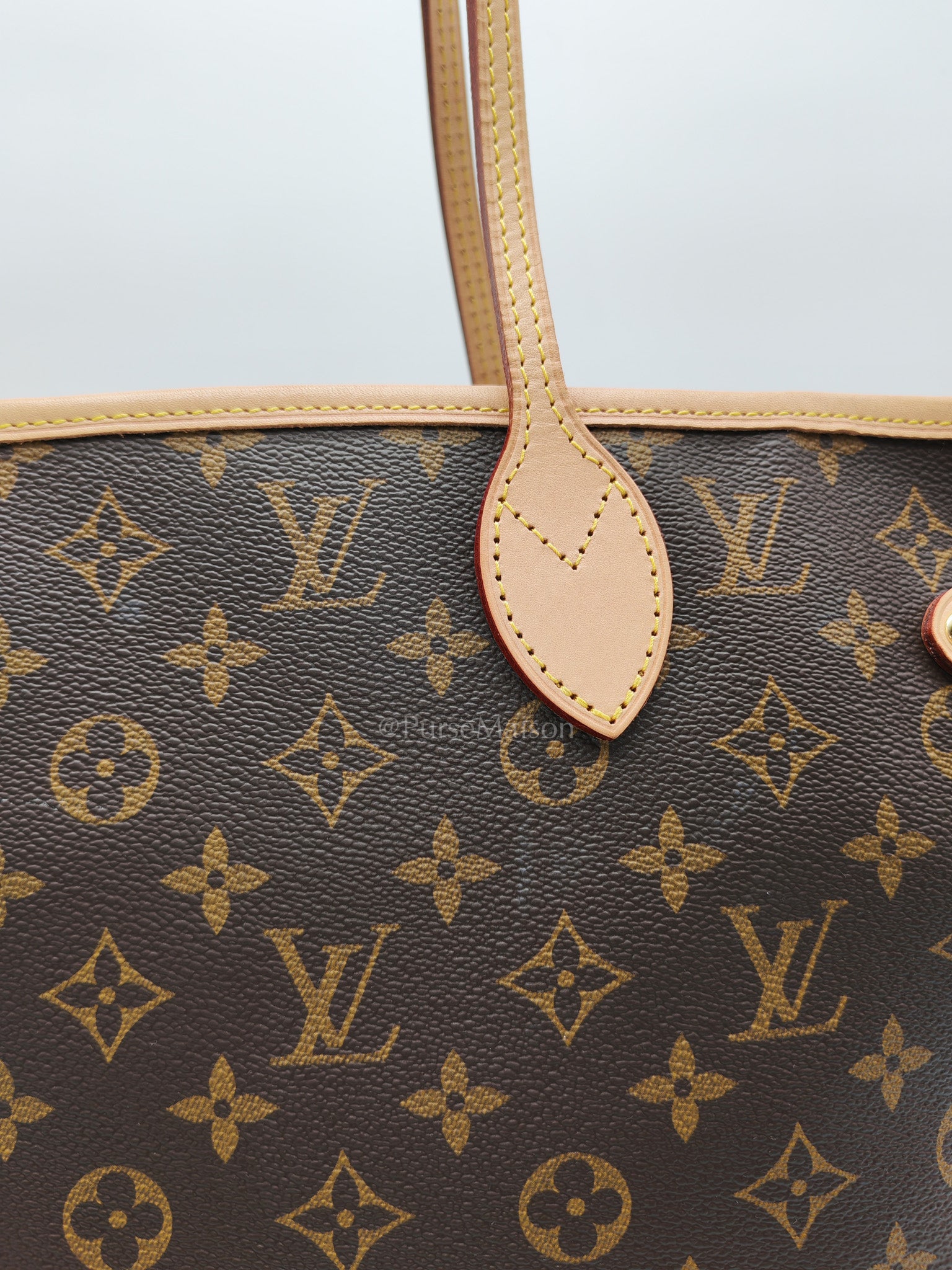 Louis Vuitton Neverfull Bandouliere Inside Out MM in Monogram Canvas (Microchip) | Purse Maison Luxury Bags Shop