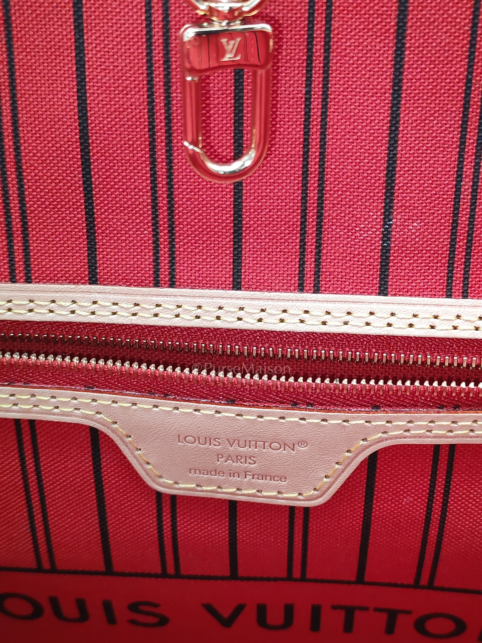 Louis Vuitton Neverfull Bandouliere Inside Out MM in Monogram Canvas (Microchip) | Purse Maison Luxury Bags Shop