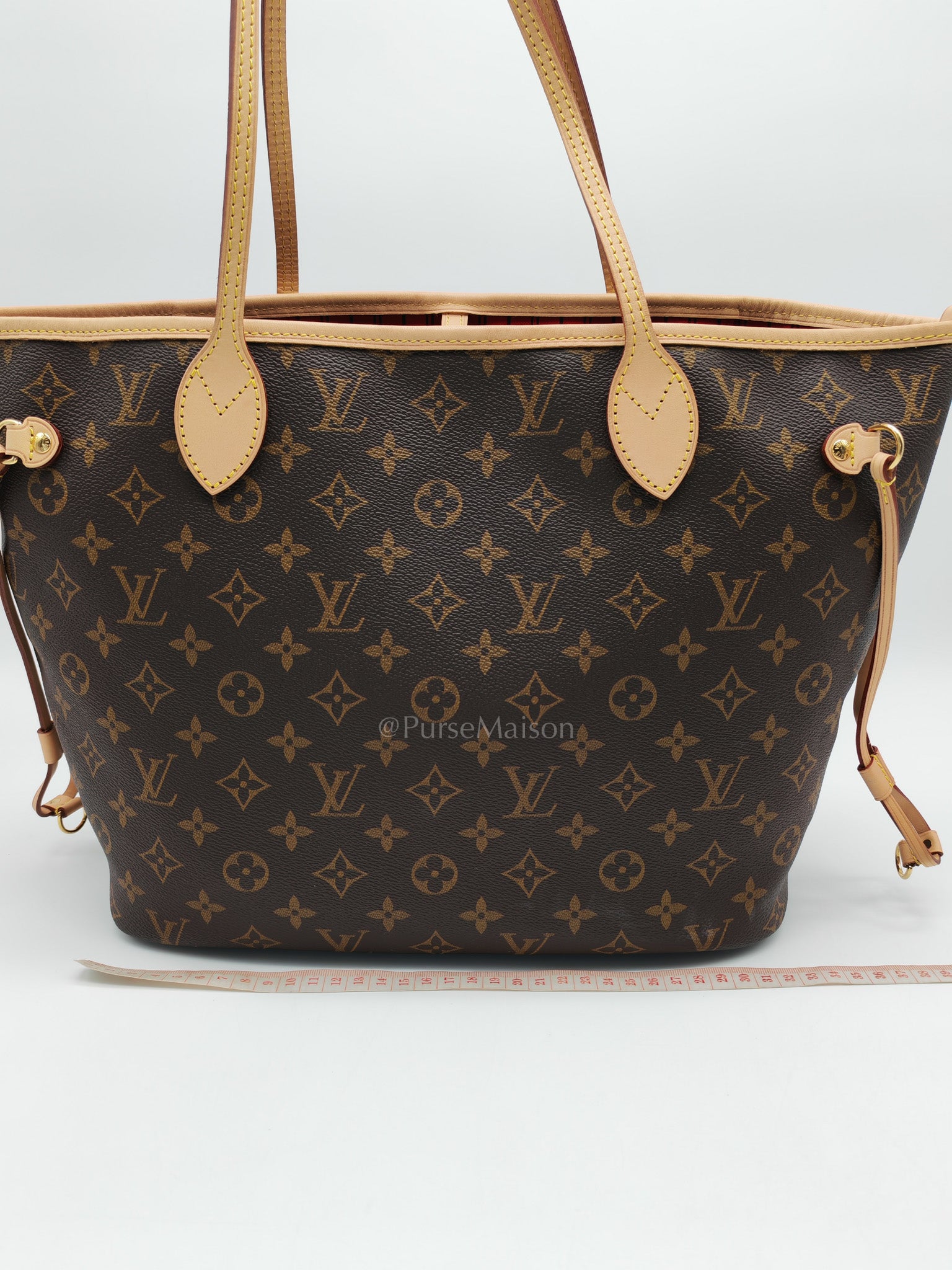 Louis Vuitton Neverfull Bandouliere Inside Out MM in Monogram Canvas (Microchip) | Purse Maison Luxury Bags Shop