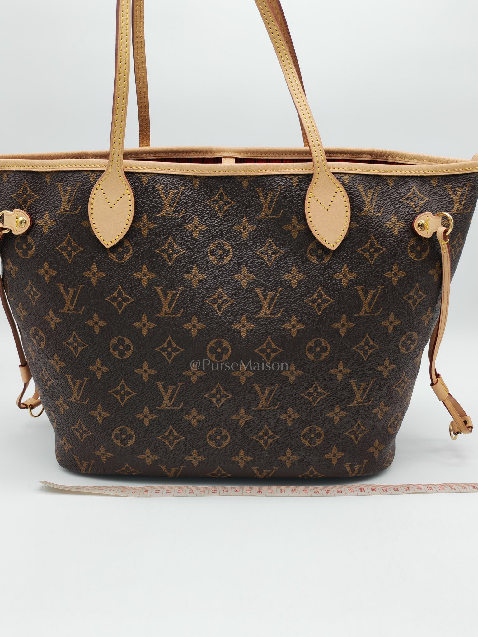 Louis Vuitton Neverfull Bandouliere Inside Out MM in Monogram Canvas (Microchip) | Purse Maison Luxury Bags Shop