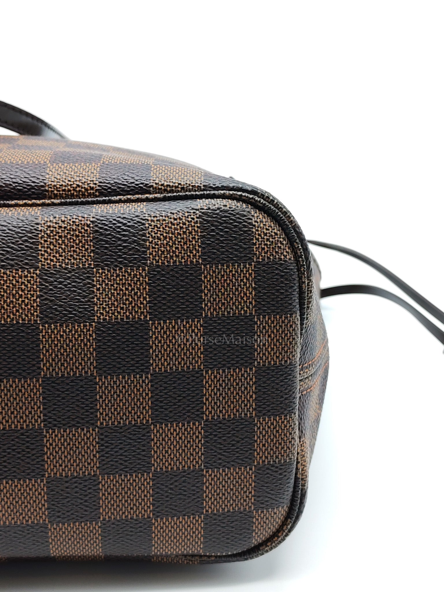 Louis Vuitton Neverfull PM in Damier Ebene Canvas (Date Code: (MB2028) | Purse Maison Luxury Bags Shop