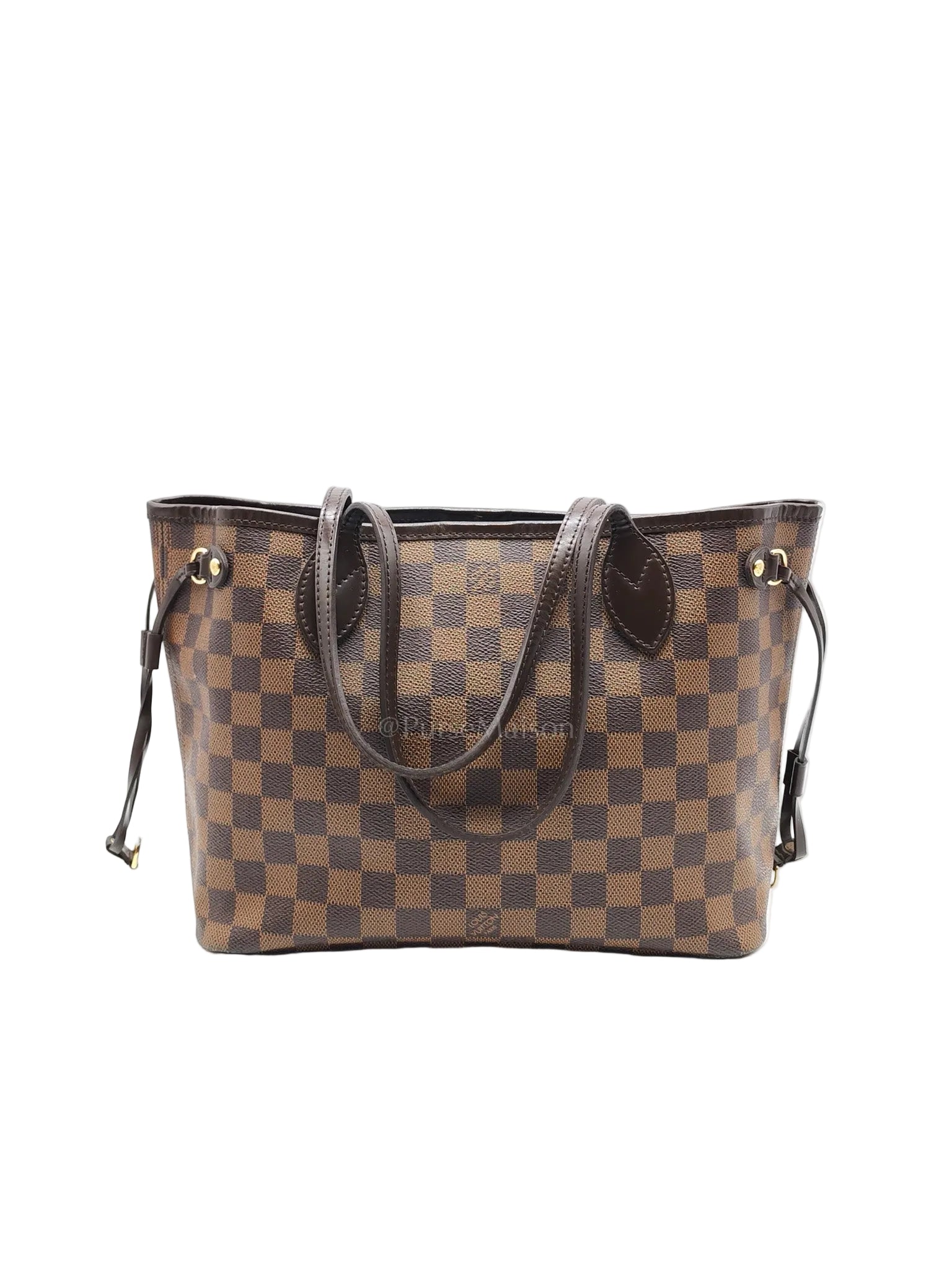 Louis Vuitton Neverfull PM in Damier Ebene Canvas (Date Code: (MB2028) | Purse Maison Luxury Bags Shop