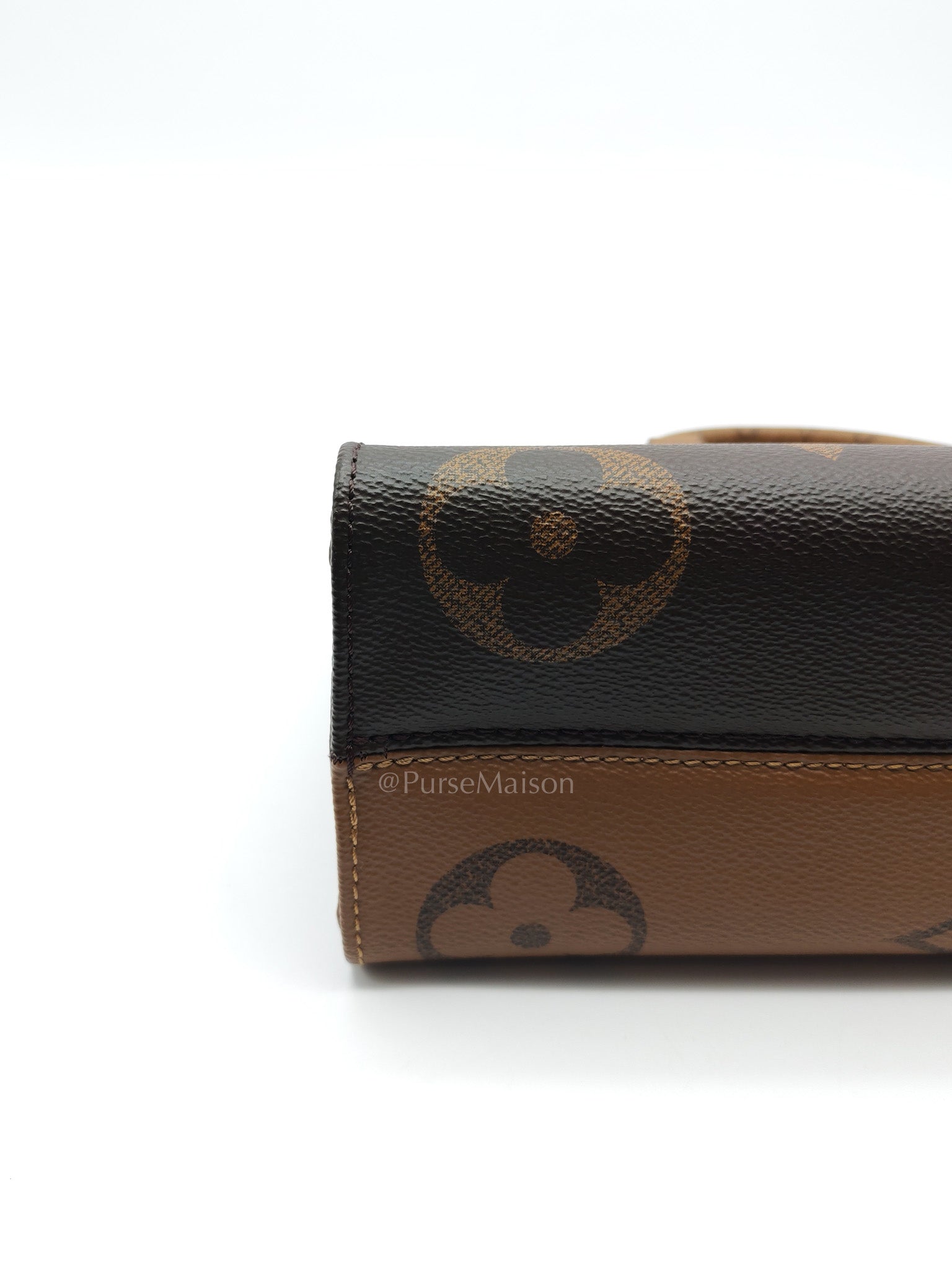 Louis Vuitton On The Go East West in Monogram Reverse Canvas (Microchip) | Purse Maison Luxury Bags Shop