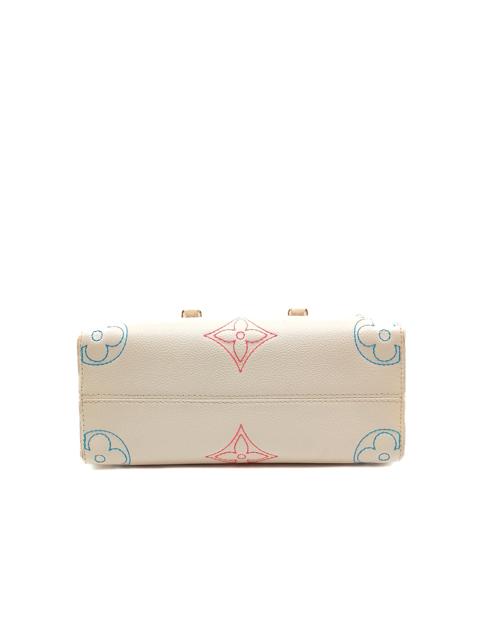 Louis Vuitton On The Go PM in White Monogram Empreinte Leather (Microchip) | Purse Maison Luxury Bags Shop