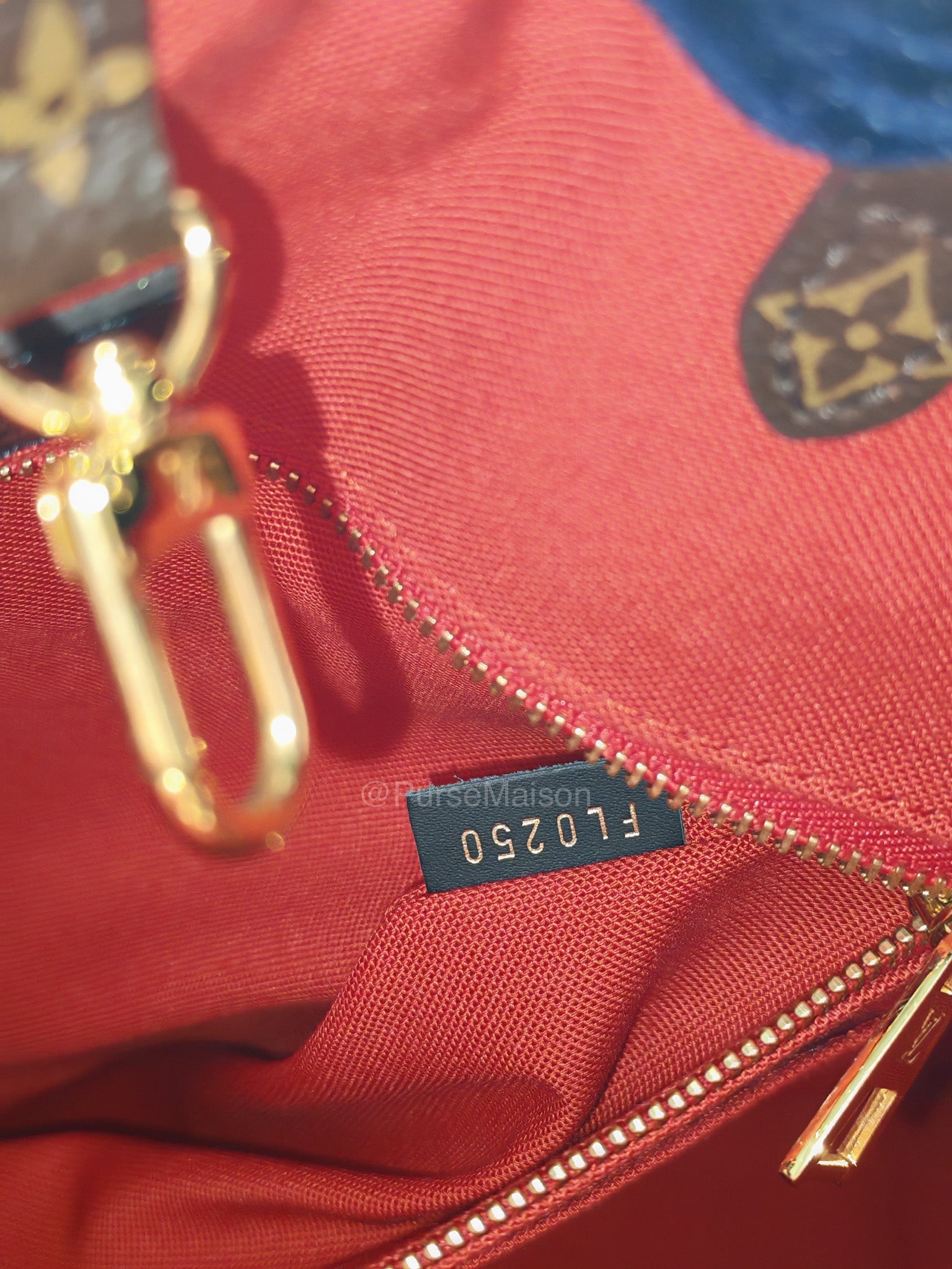 Louis Vuitton OntheGo GM Tote Bag in Reverse Monogram Canvas (Date Code: FL0250) | Purse Maison Luxury Bags Shop
