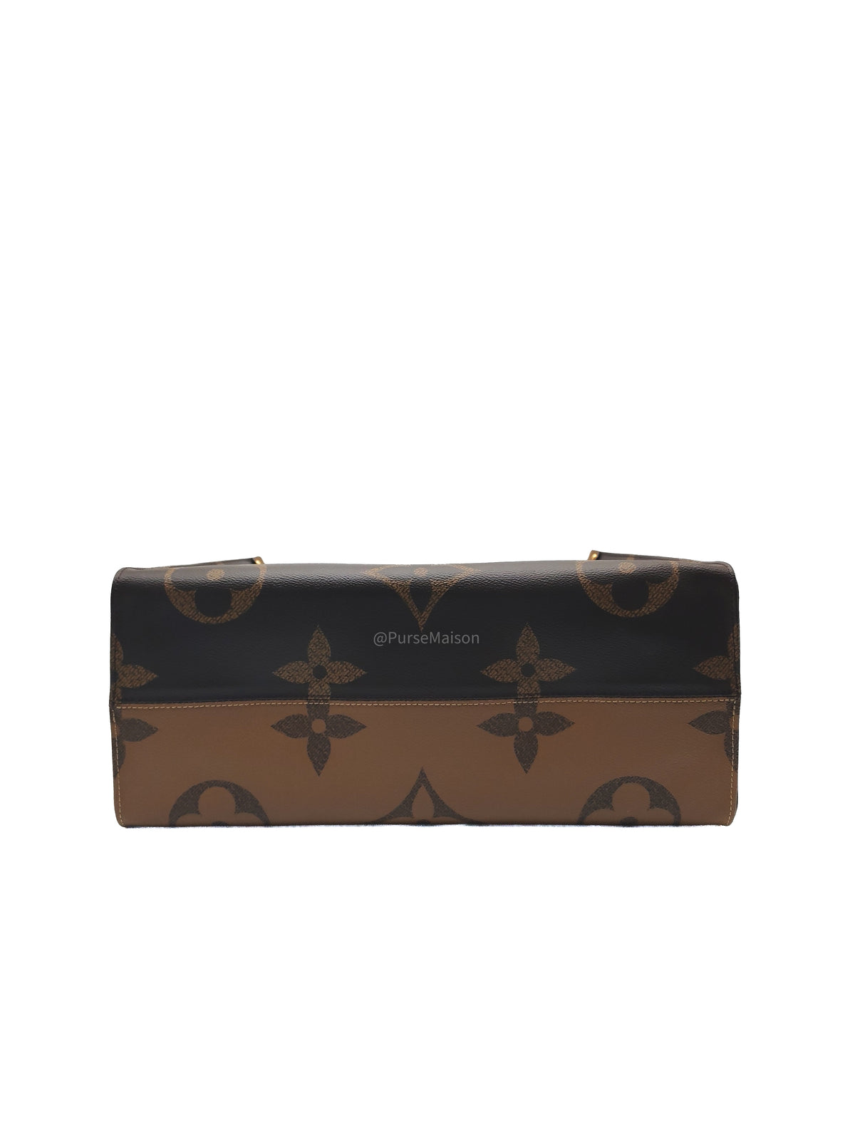 Louis Vuitton OntheGO (OTG) GM in Reverse Monogram Canvas and Gold Hardware (Datecode: TJ4169) | Purse Maison Luxury Bags Shop